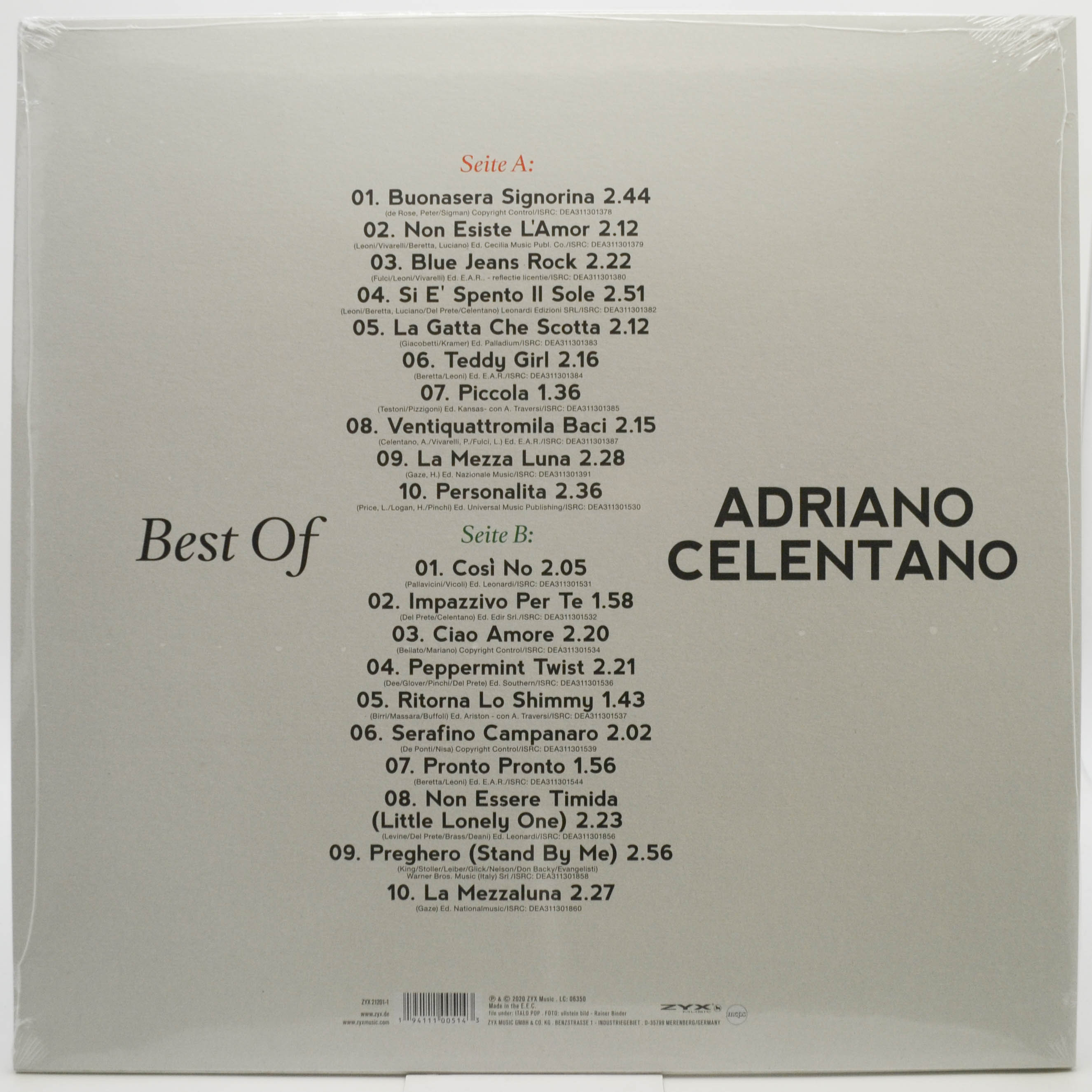 Adriano Celentano — Best Of, 2020
