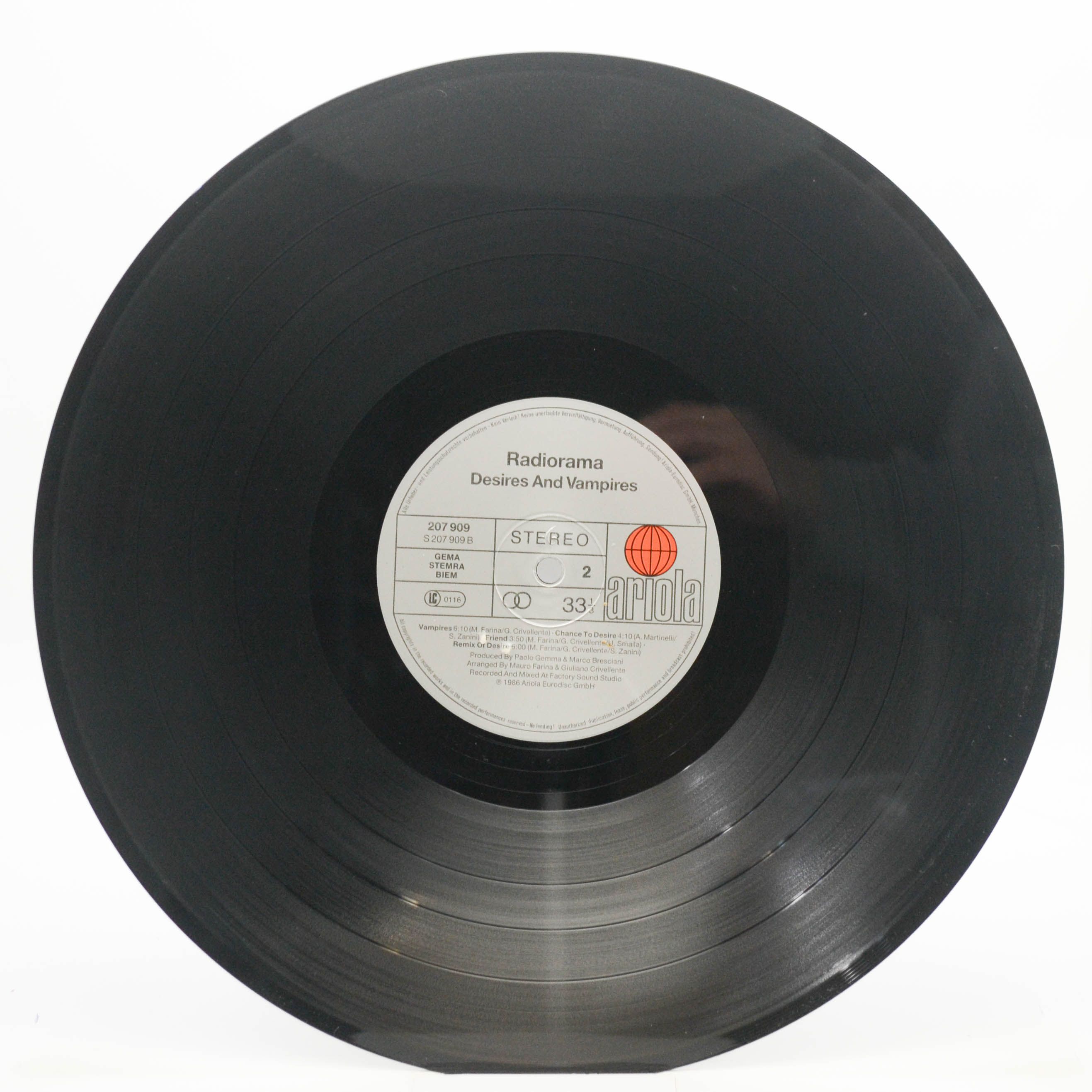 Radiorama — Desires And Vampires, 1986