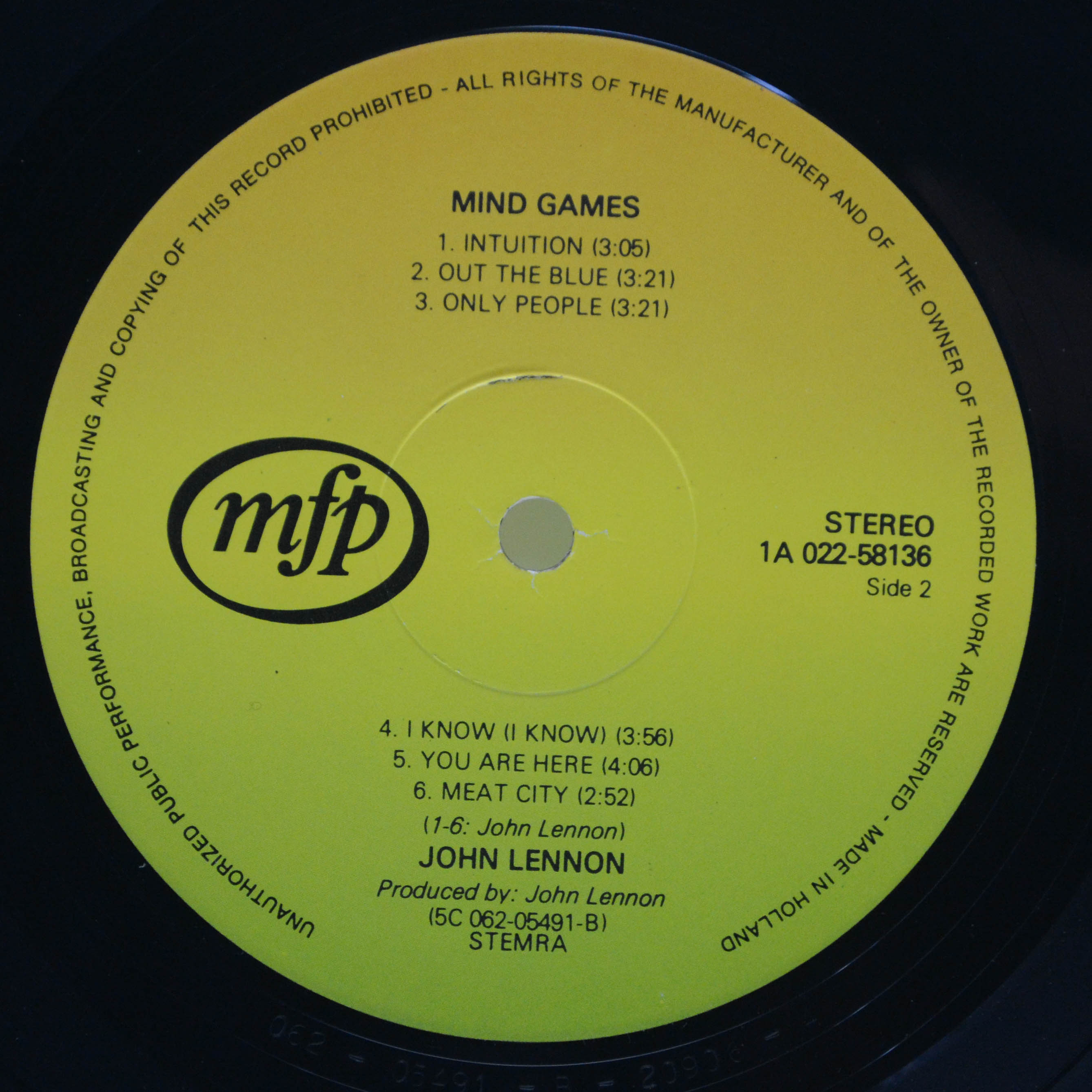John Lennon — Mind Games, 1980
