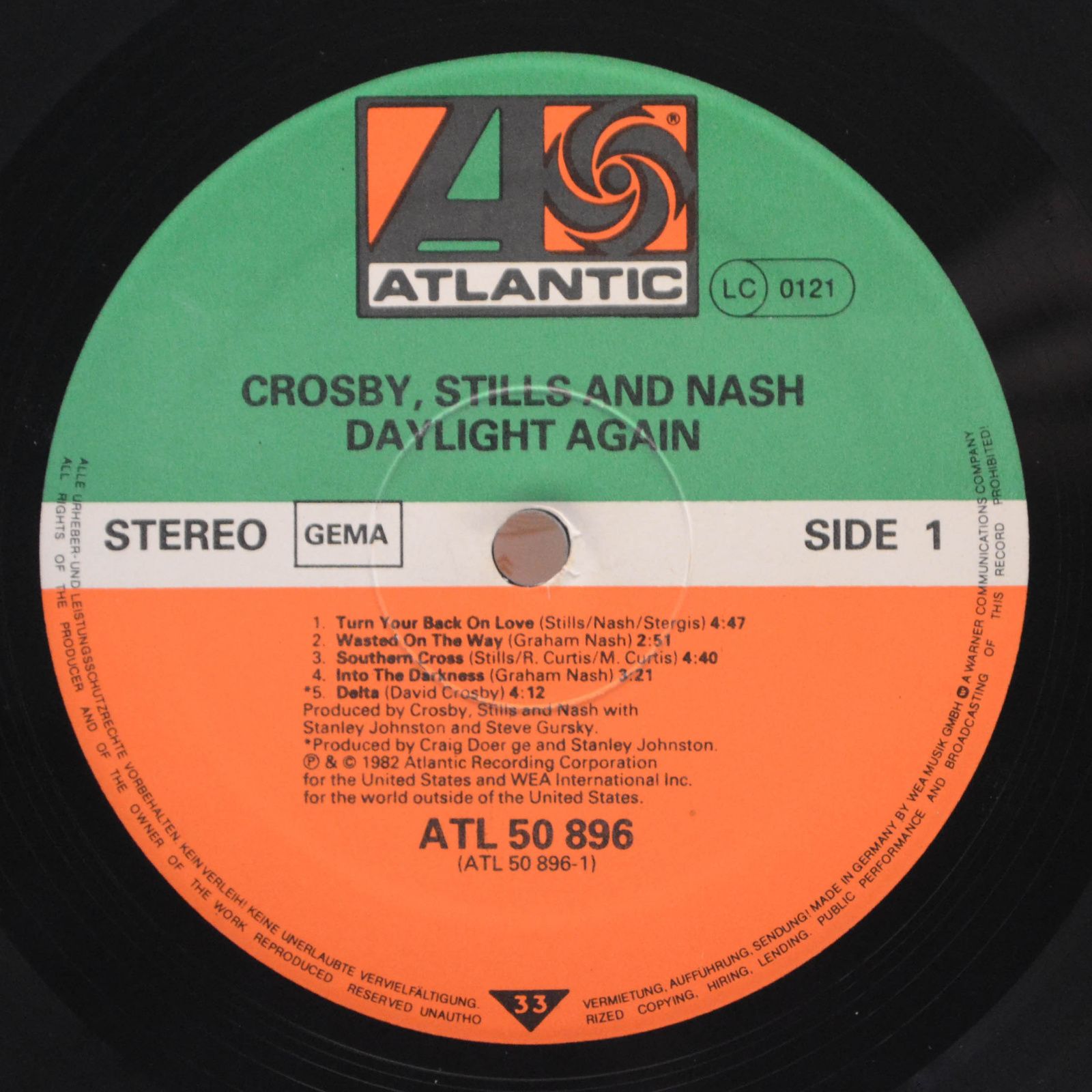Crosby, Stills & Nash — Daylight Again, 1982