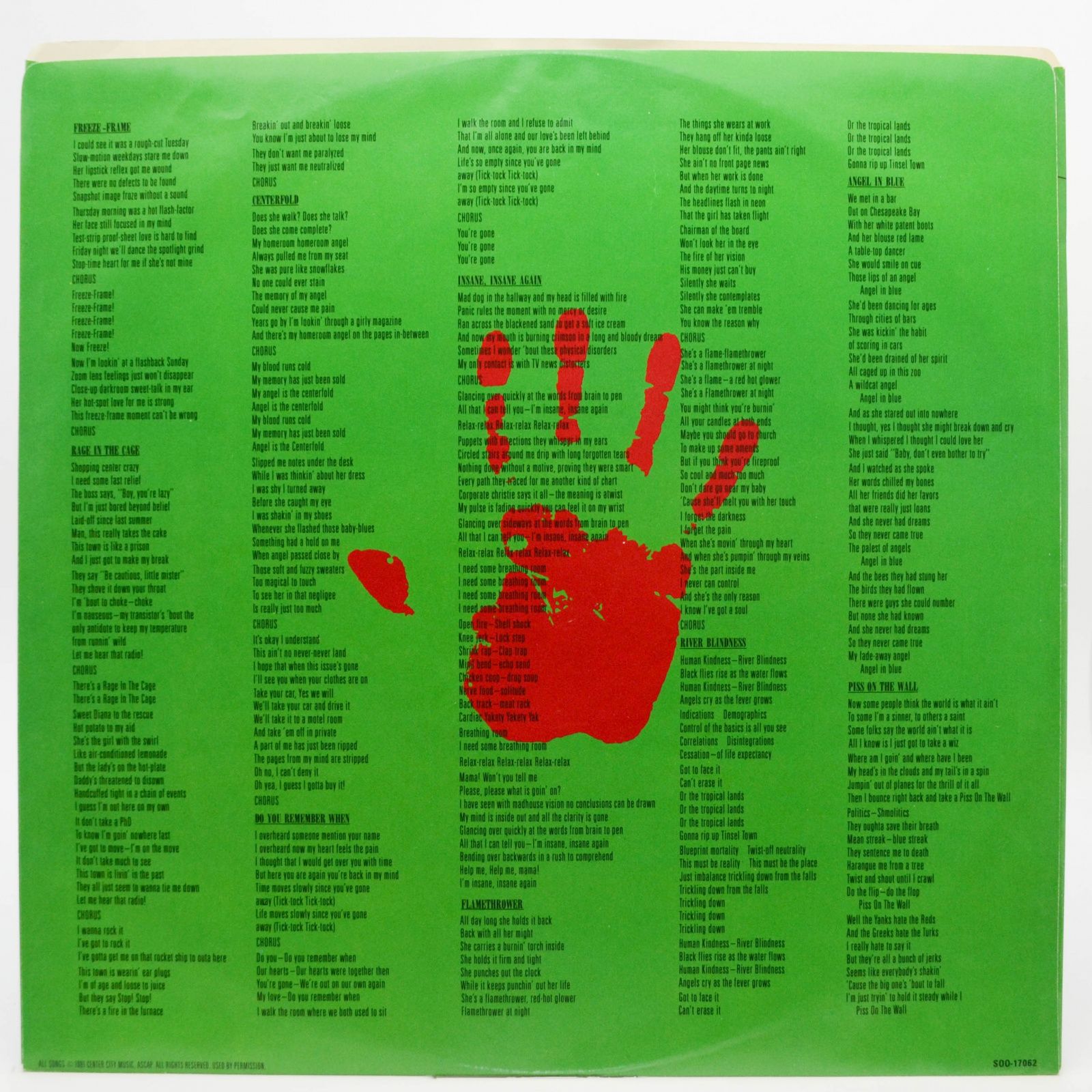 J. Geils Band — Freeze Frame, 1981