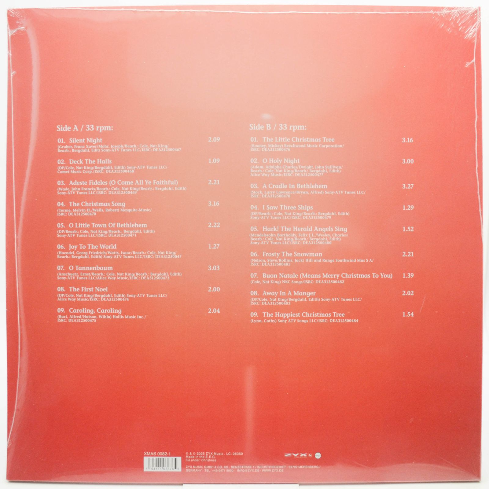 Nat King Cole — Greatest Christmas Songs, 2025