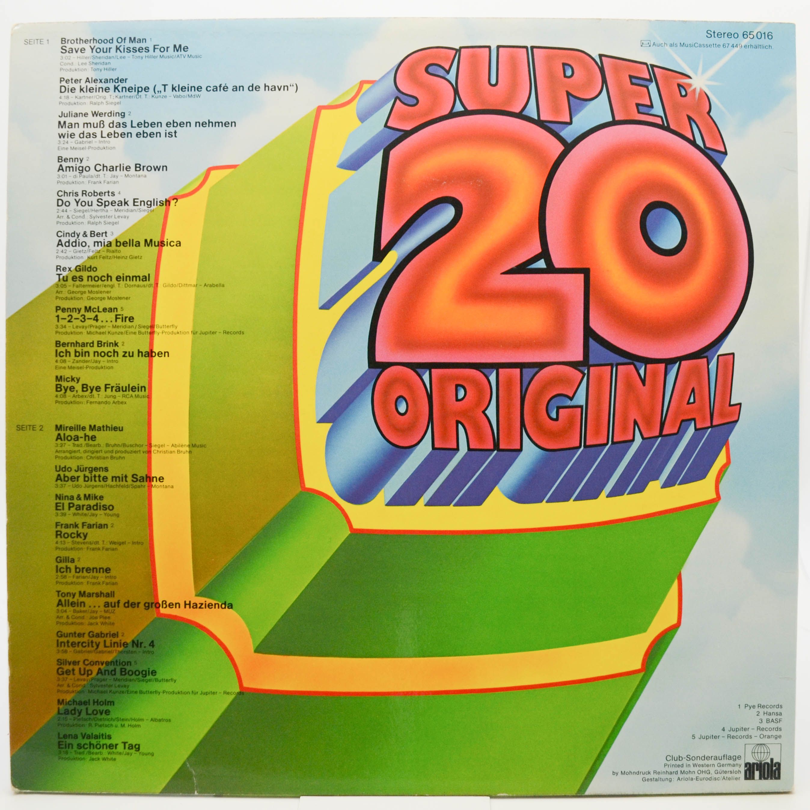 Various — Super 20 Original, 1976