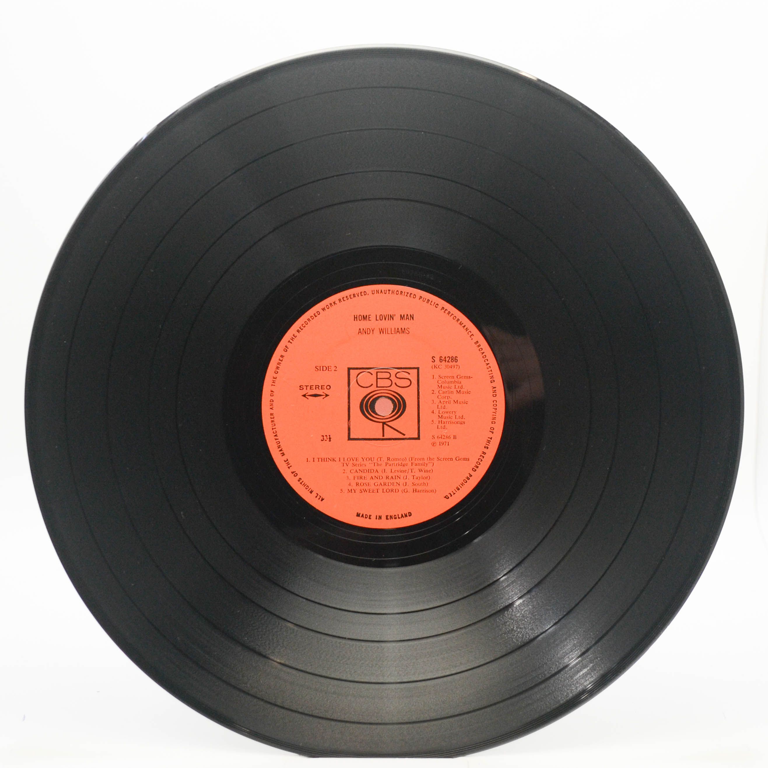 Andy Williams — Home Lovin' Man (UK), 1971