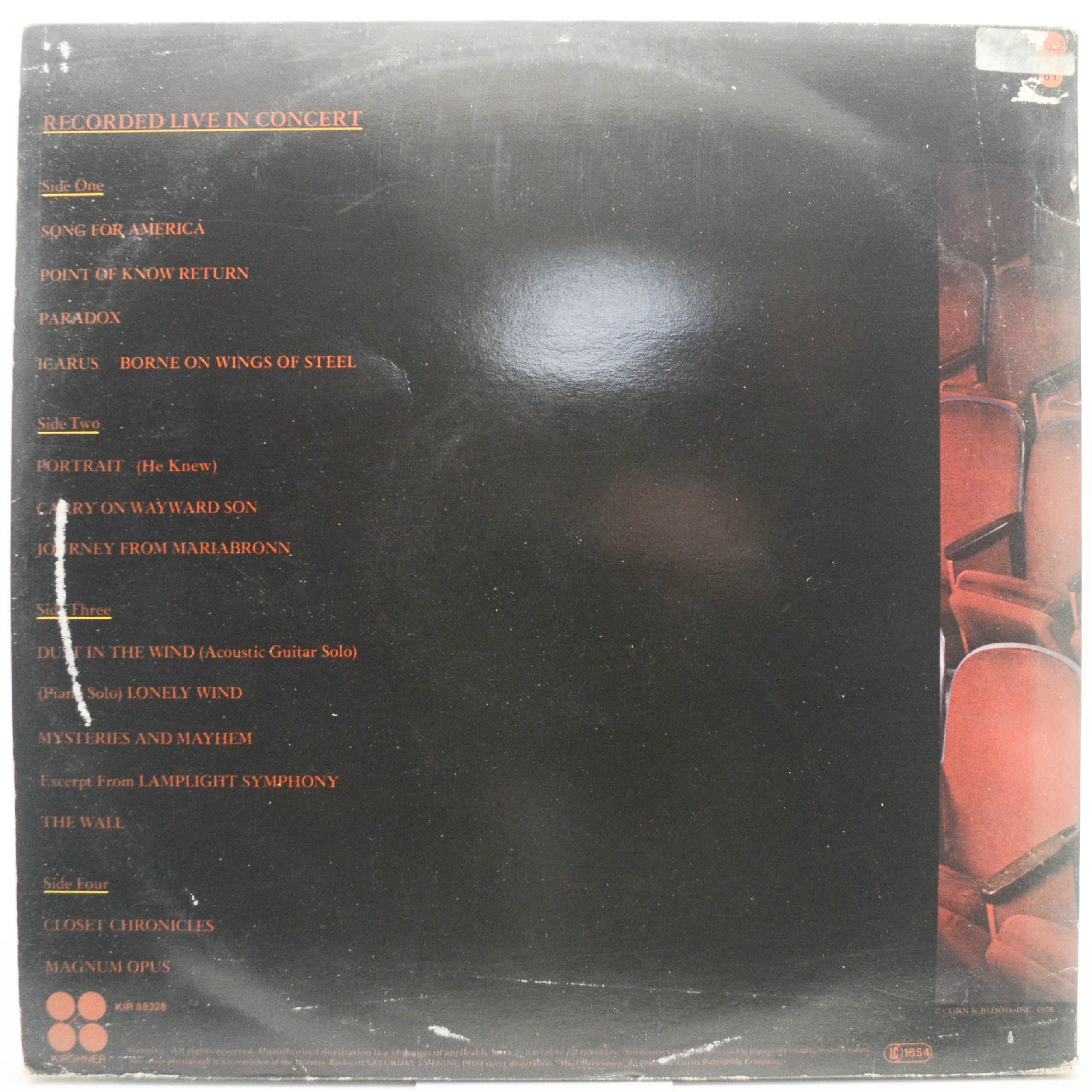 Kansas — Two For The Show (2LP), 1978