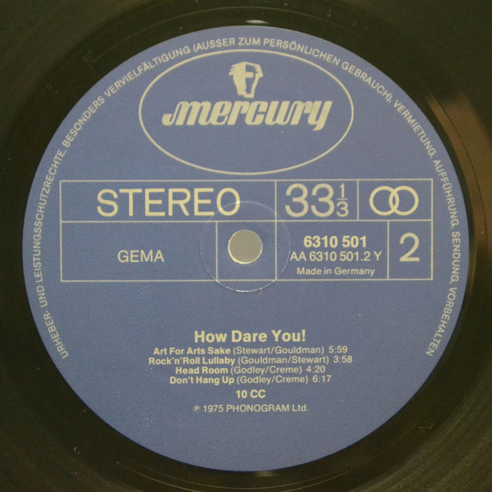 10cc — How Dare You!, 1976