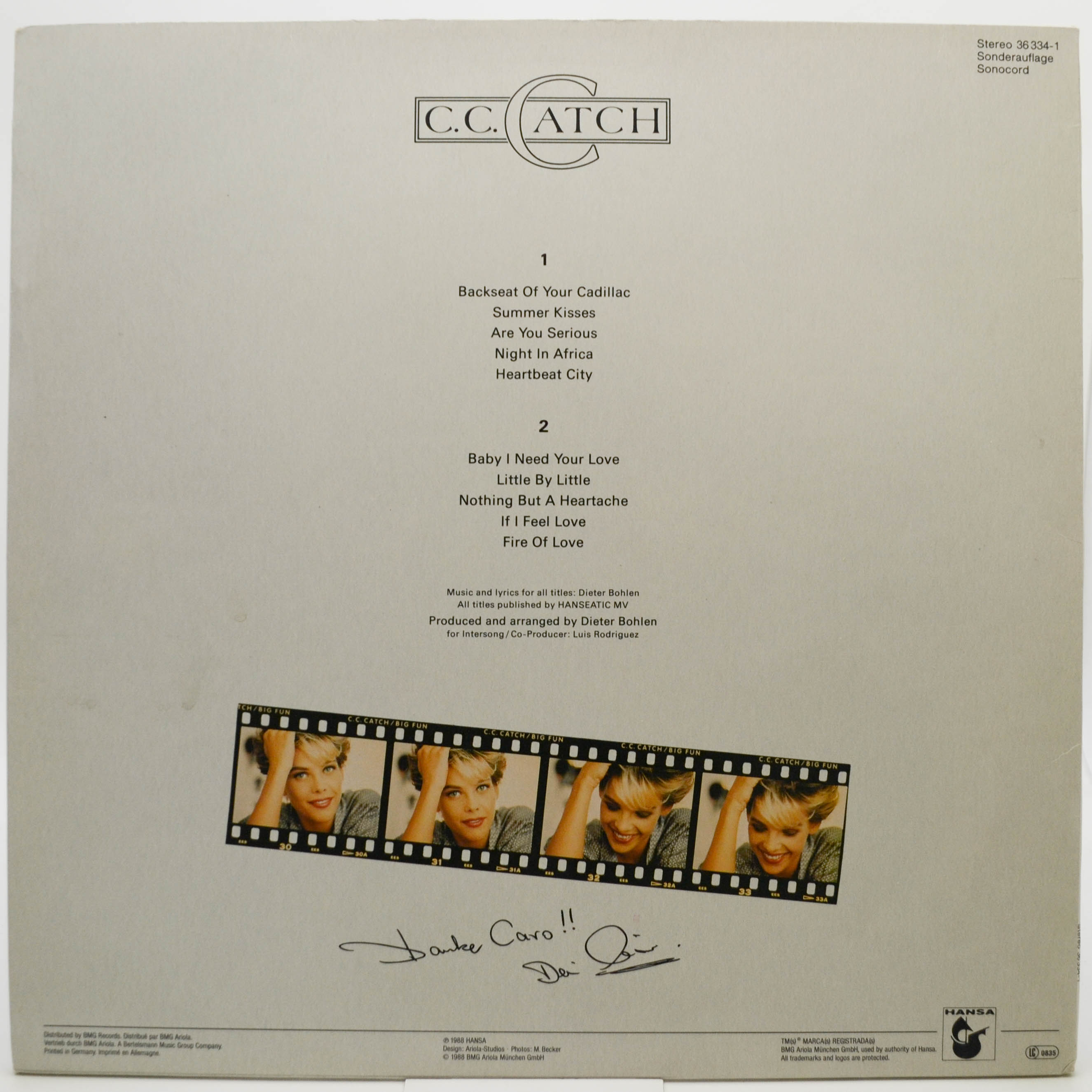 C.C. Catch — Big Fun, 1988