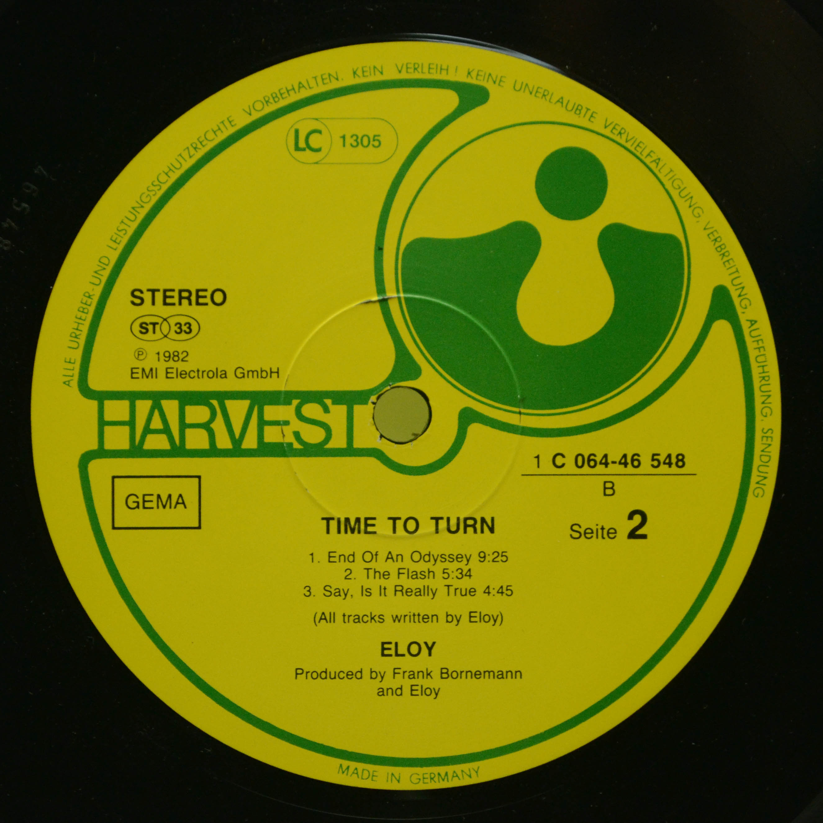 Eloy — Time To Turn, 1982