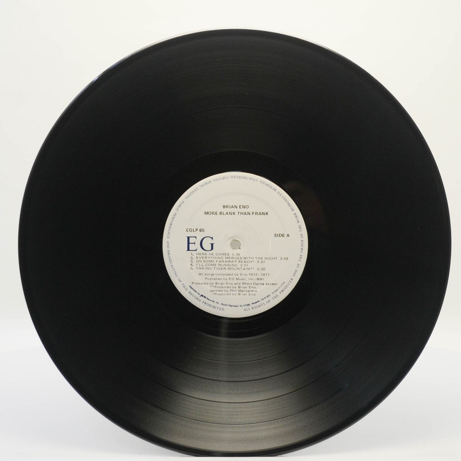 Eno — More Blank Than Frank (USA), 1986