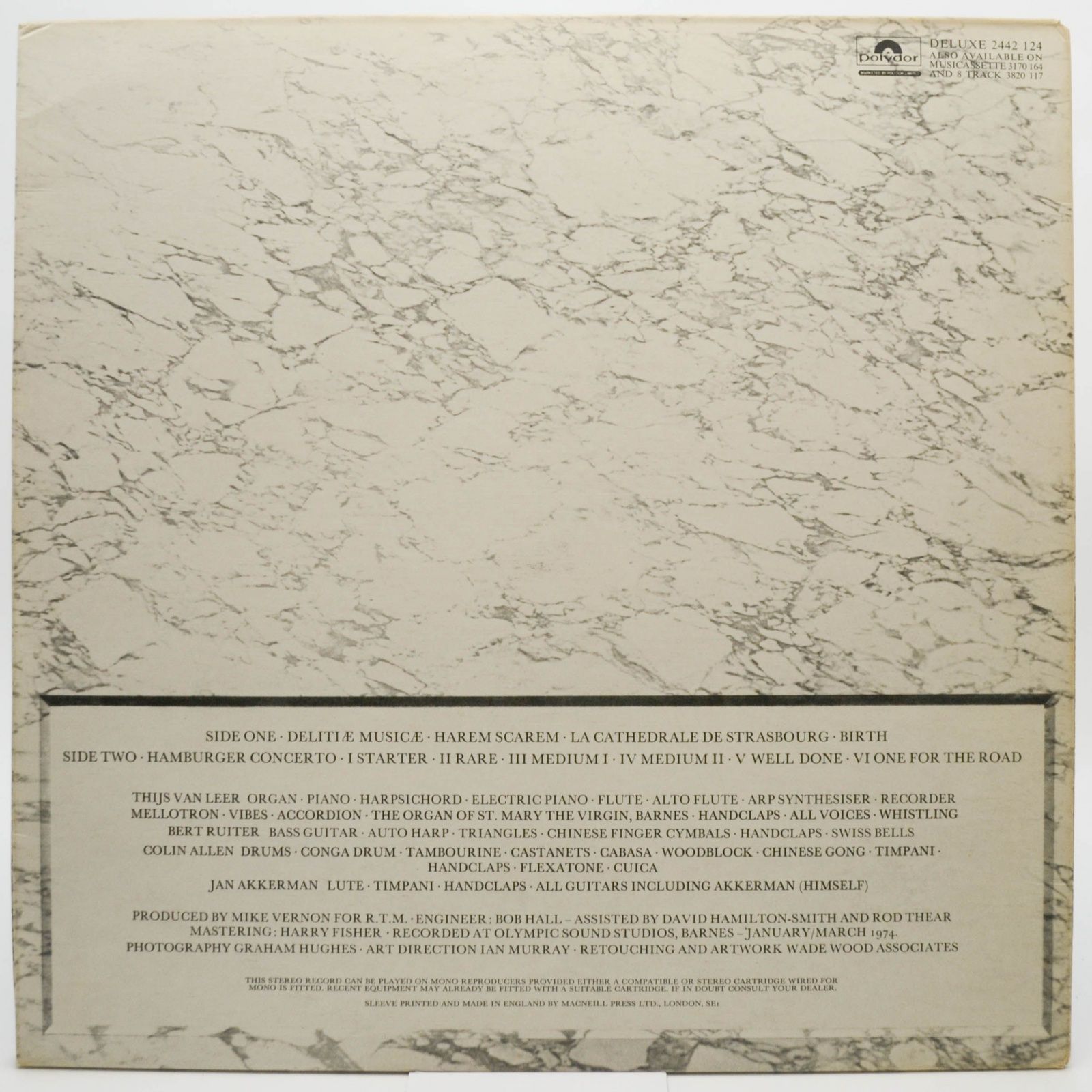 Focus — Hamburger Concerto (UK), 1974