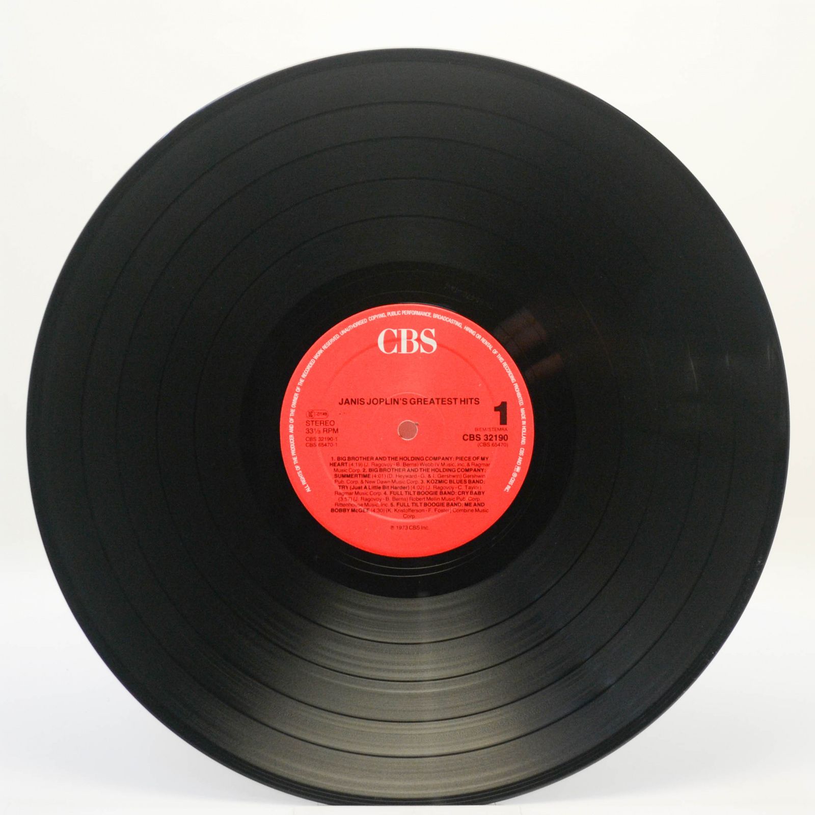 Janis Joplin — Janis Joplin's Greatest Hits, 1973