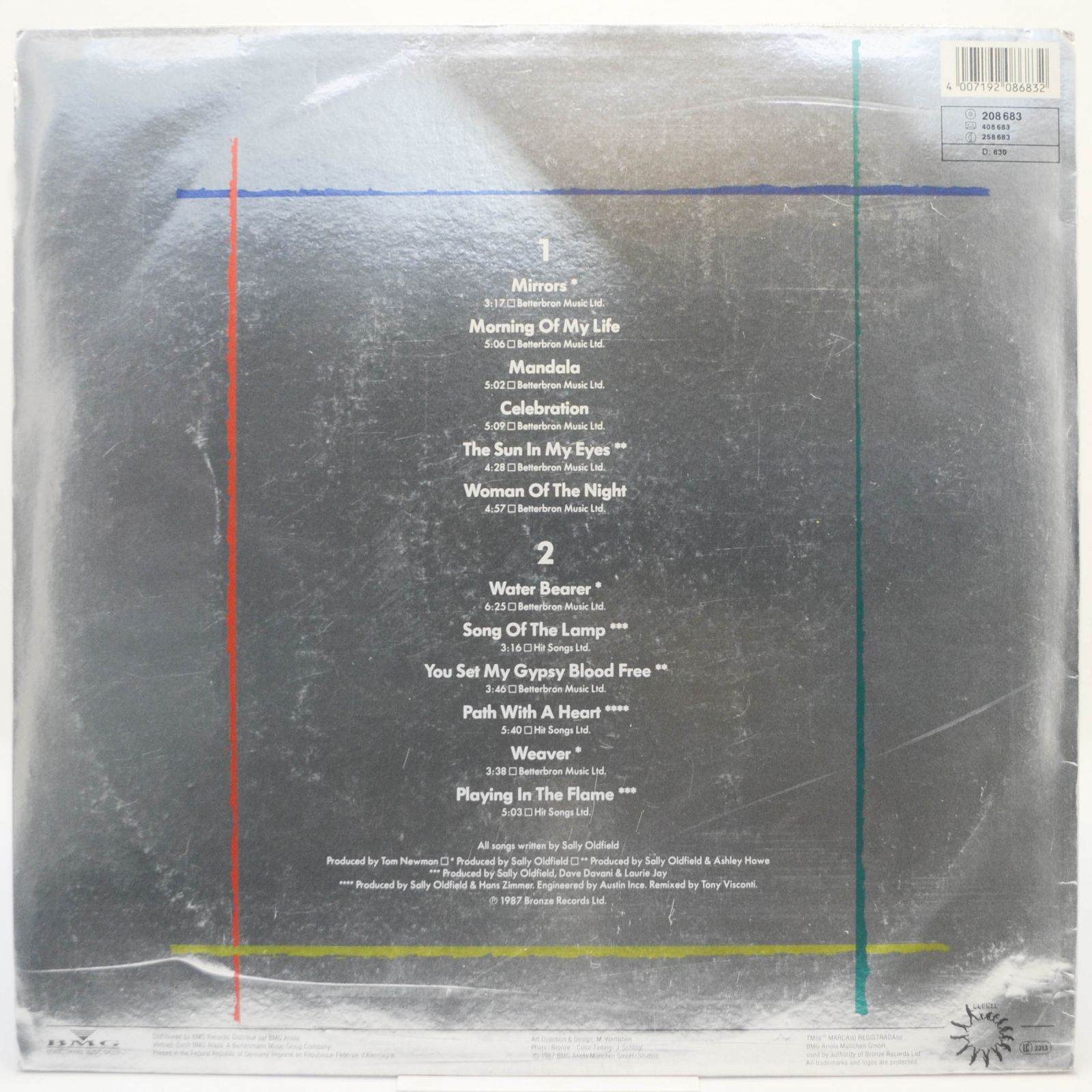 Sally Oldfield — Mirrors - The Most Beautiful Songs, 1987