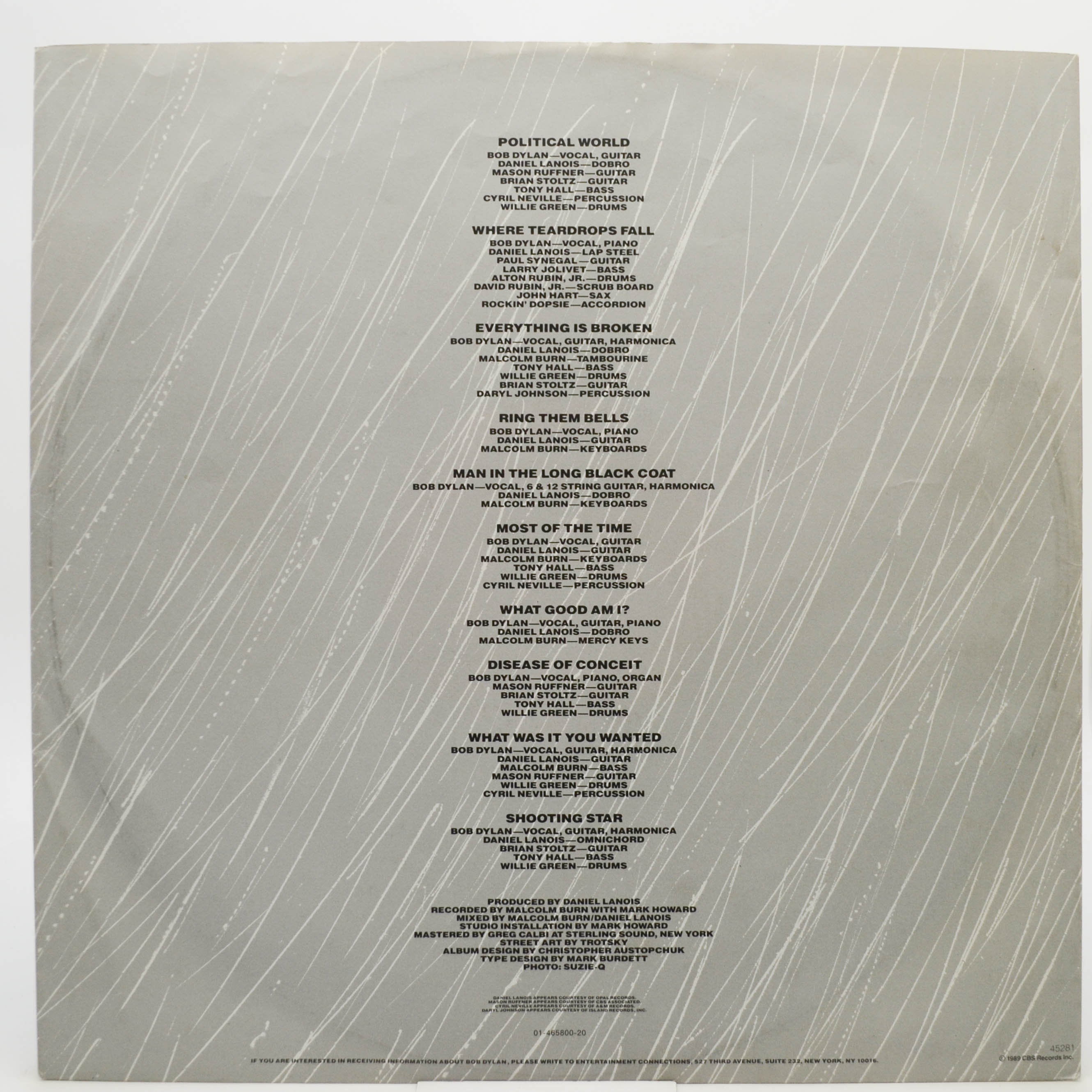 Bob Dylan — Oh Mercy, 1989