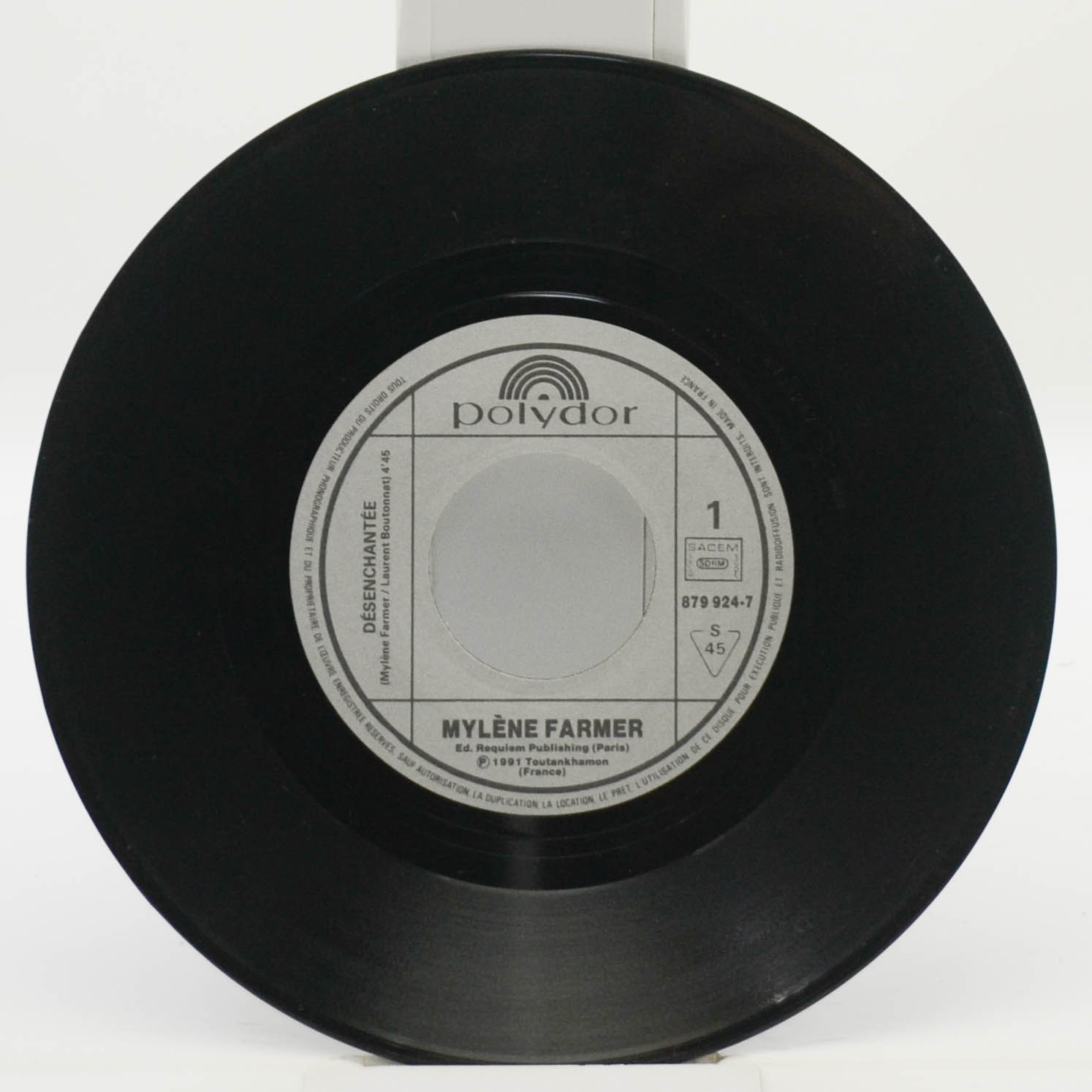 Mylene Farmer — Désenchantée (7", France), 1991