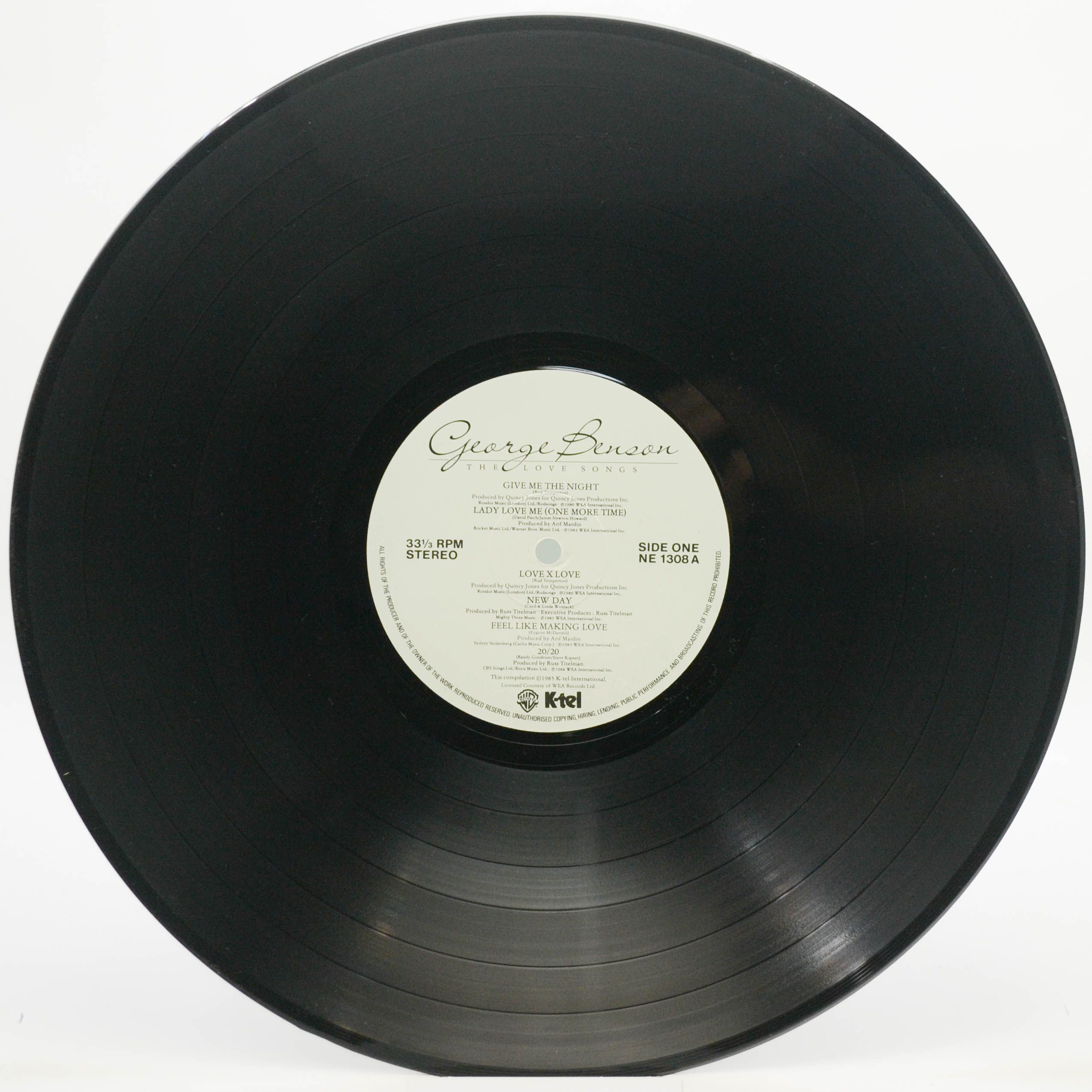 George Benson — The Love Songs, 1985