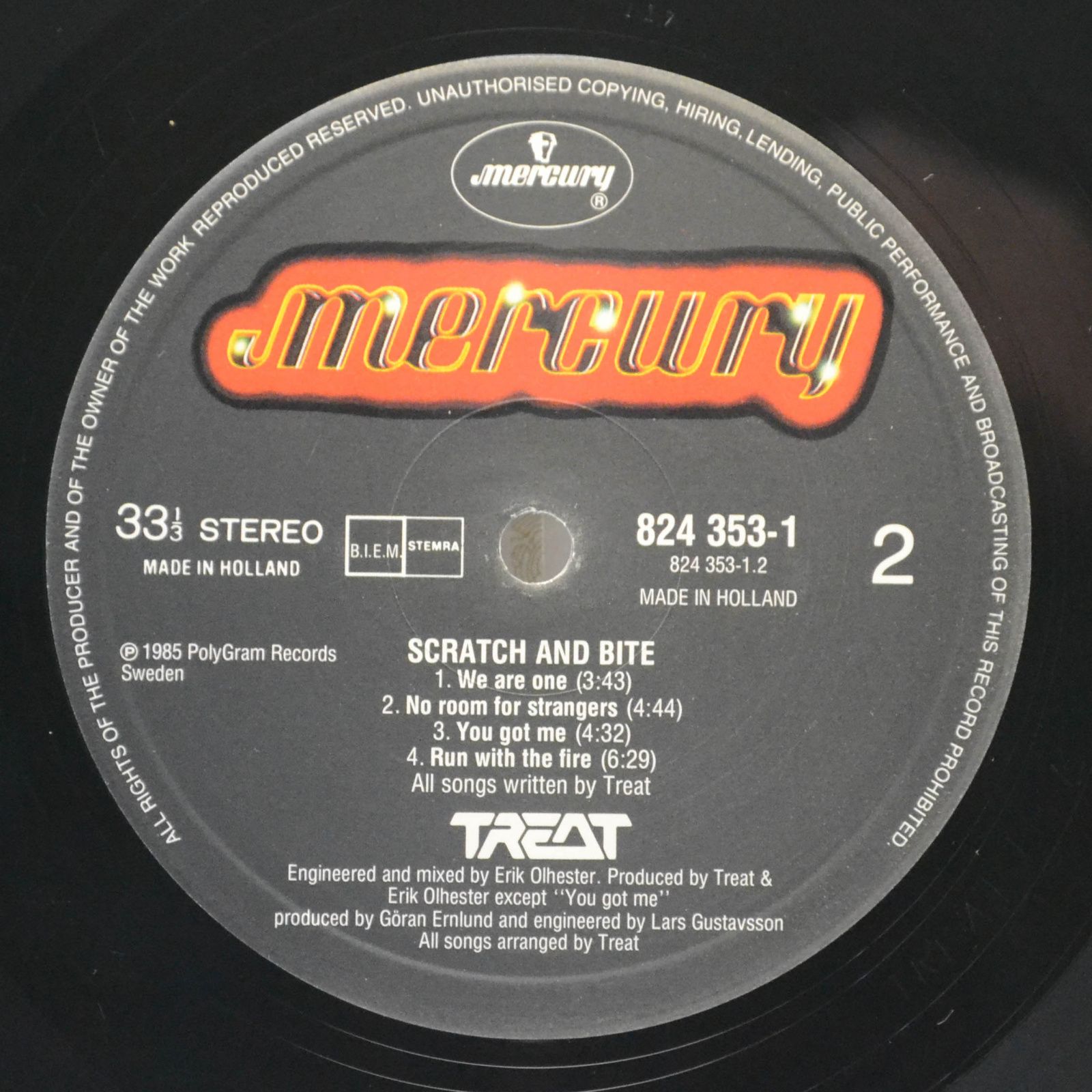 Treat — Scratch And Bite, 1985