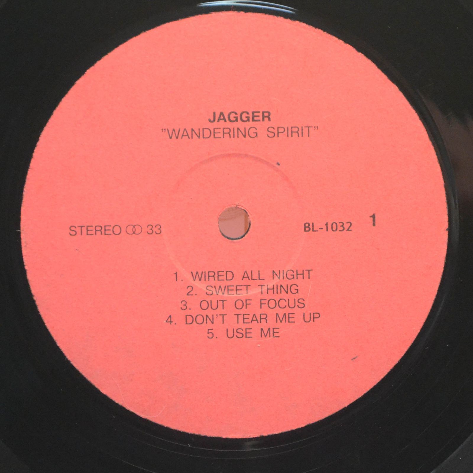 Jagger — Wandering Spirit, -