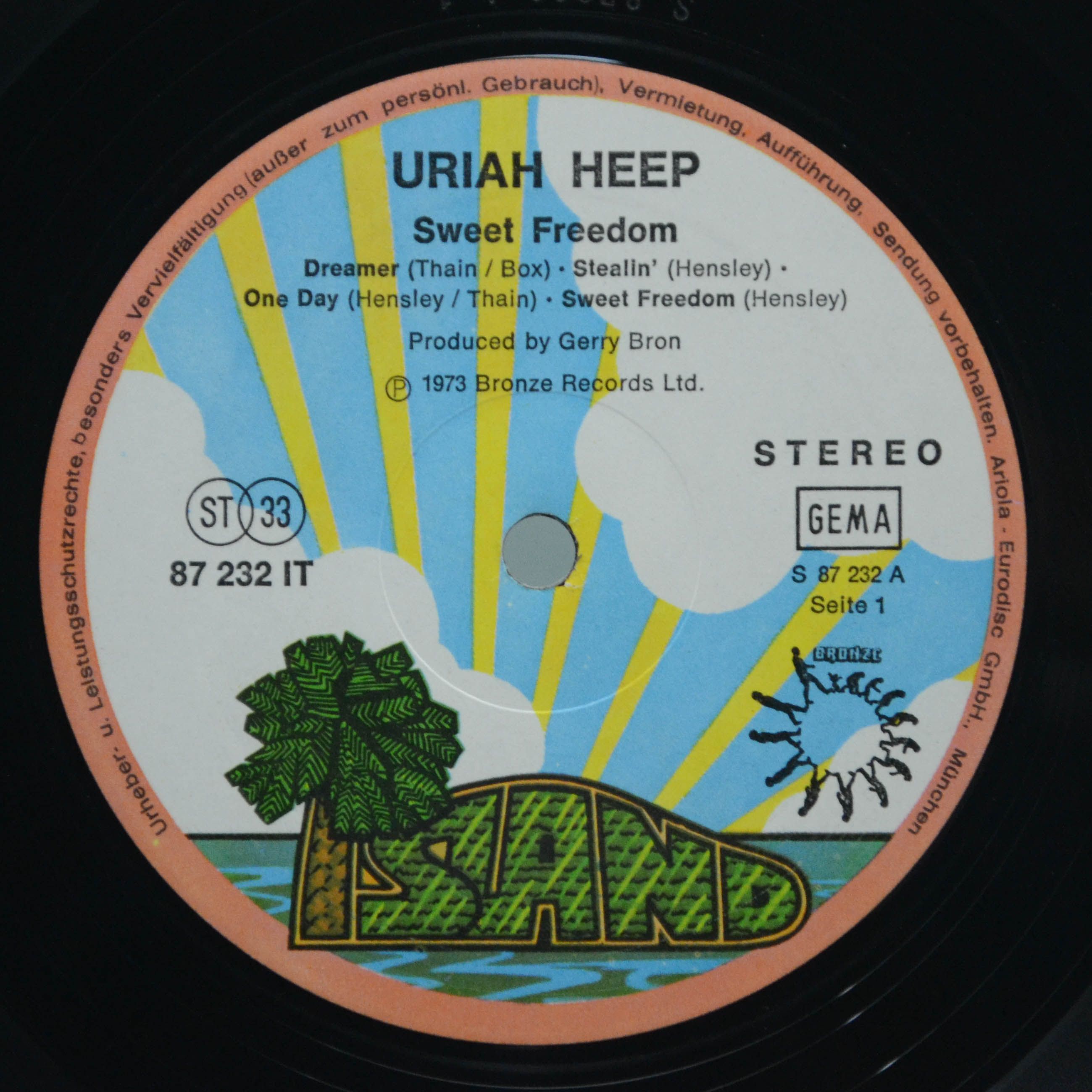 Uriah Heep — Sweet Freedom, 1973