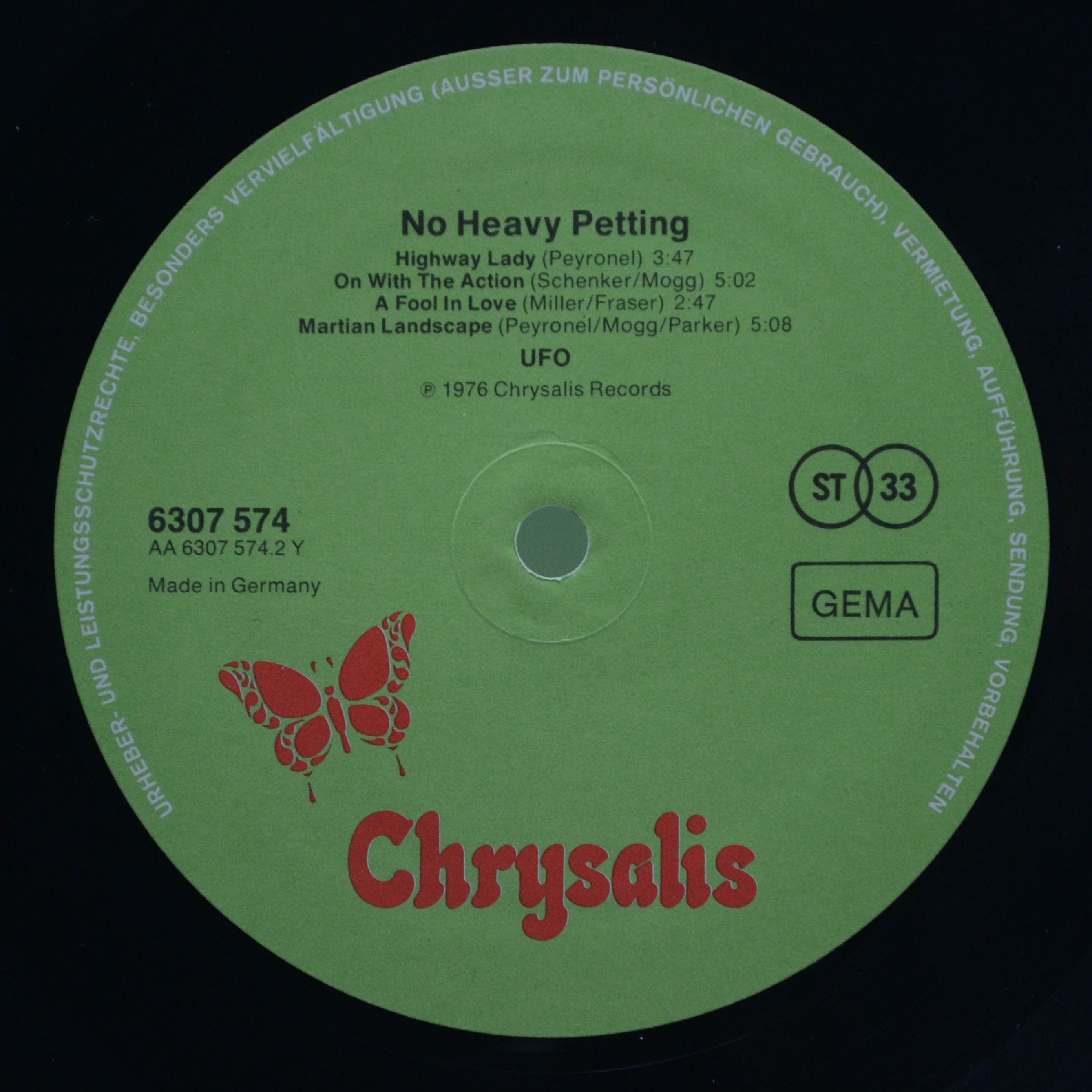 UFO — No Heavy Petting, 1976