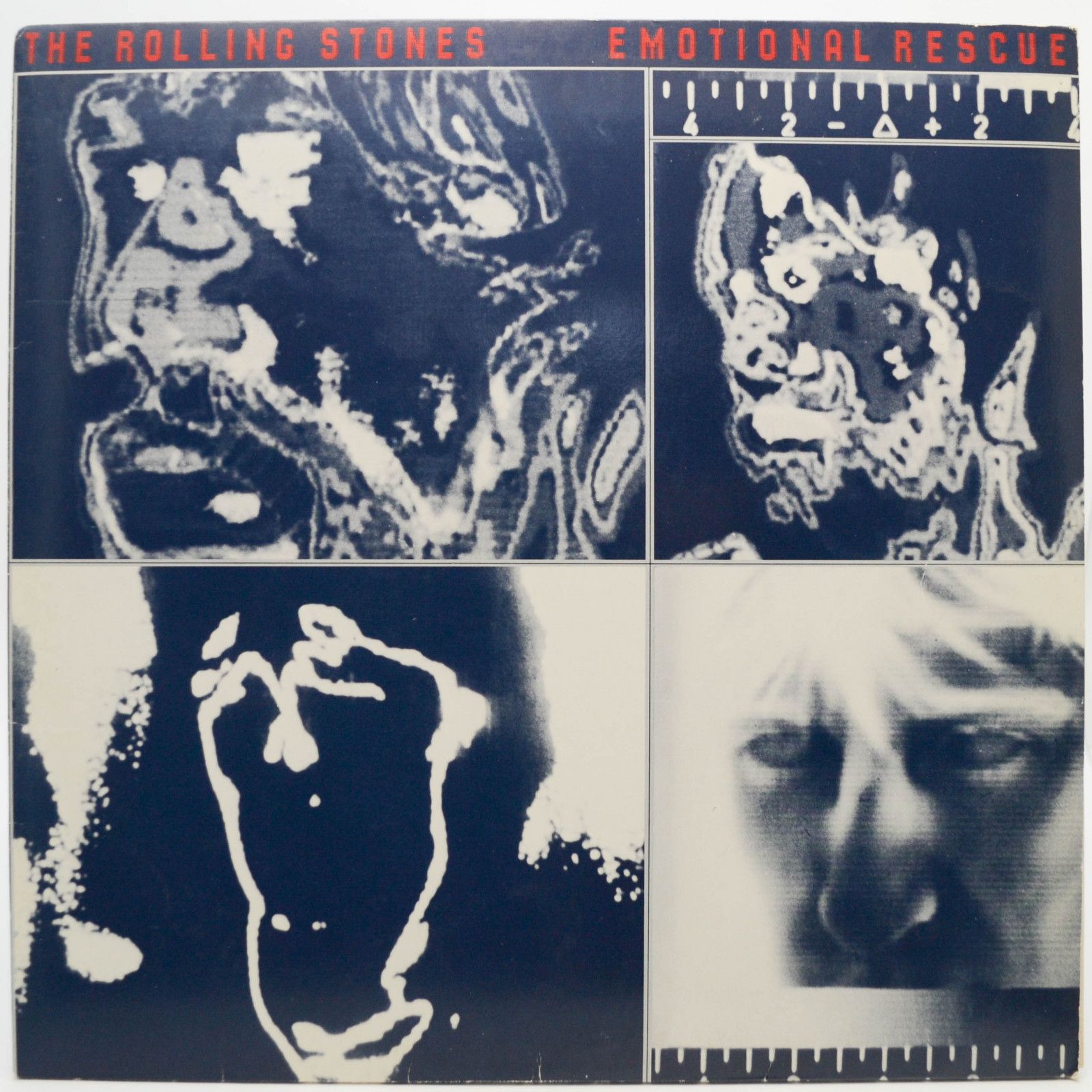 Rolling Stones — Emotional Rescue (poster), 1980