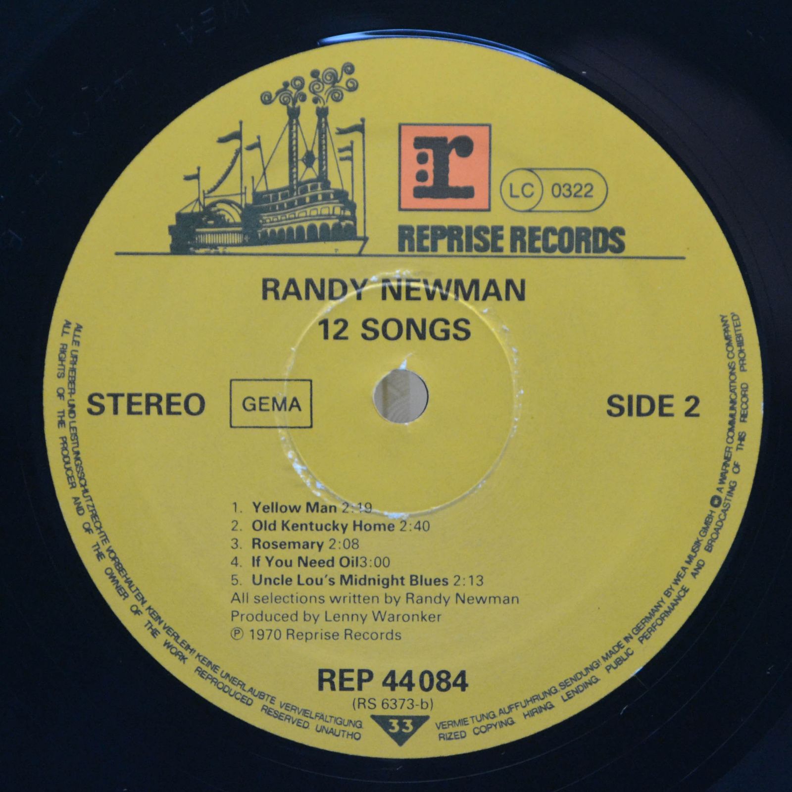 Randy Newman — 12 Songs, 1975