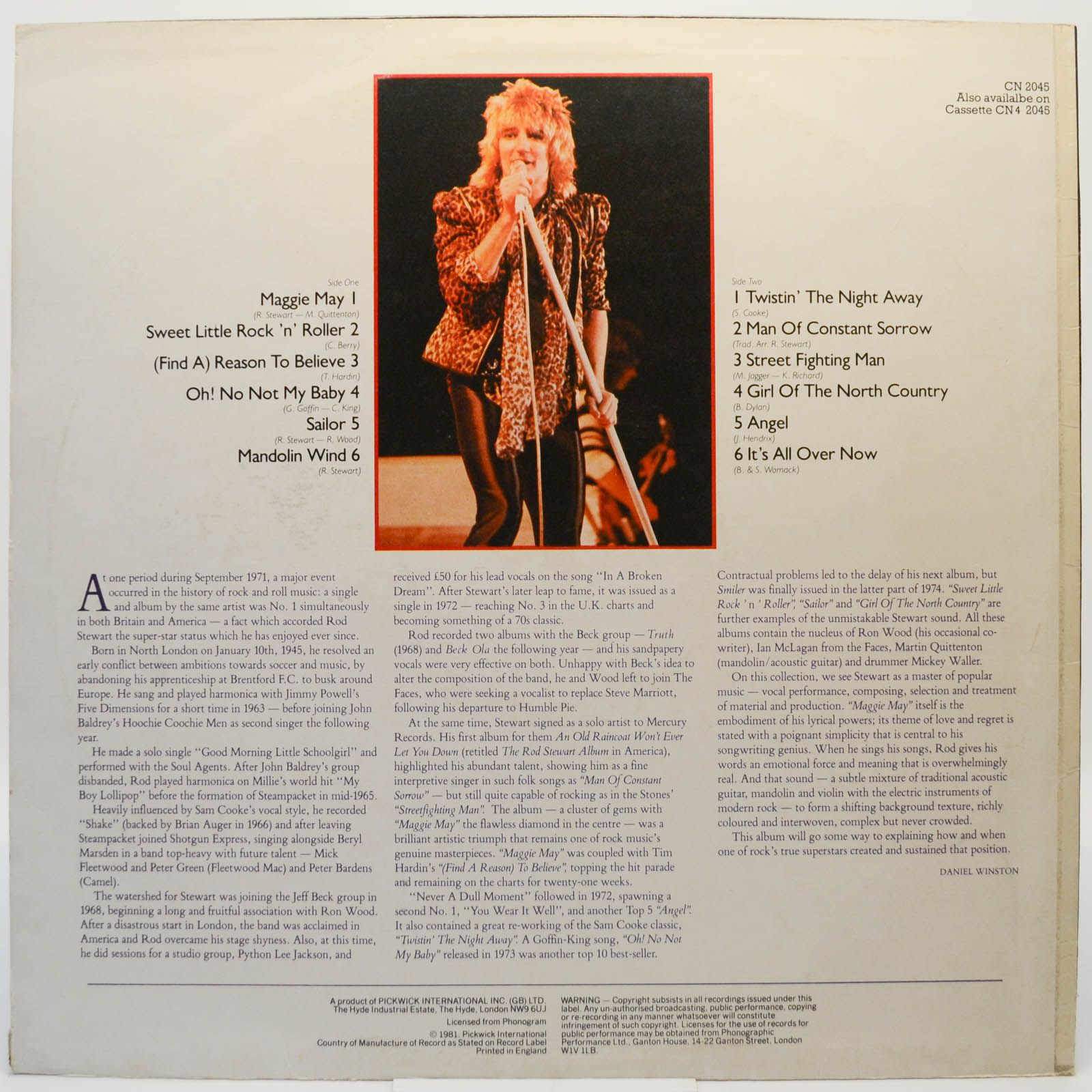 Rod Stewart — Maggie May (UK), 1981