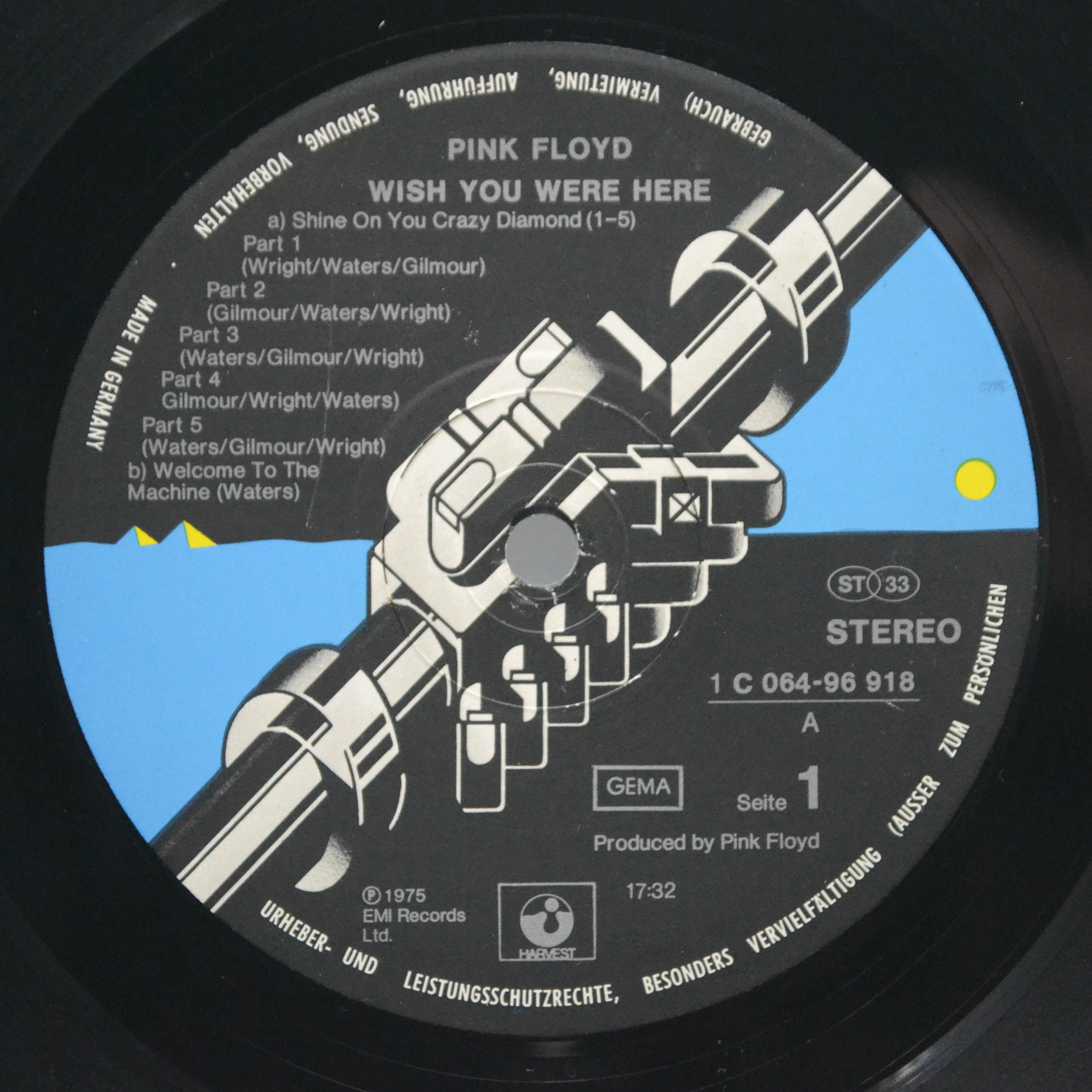 Pink Floyd — Wish You Were Here, 1975