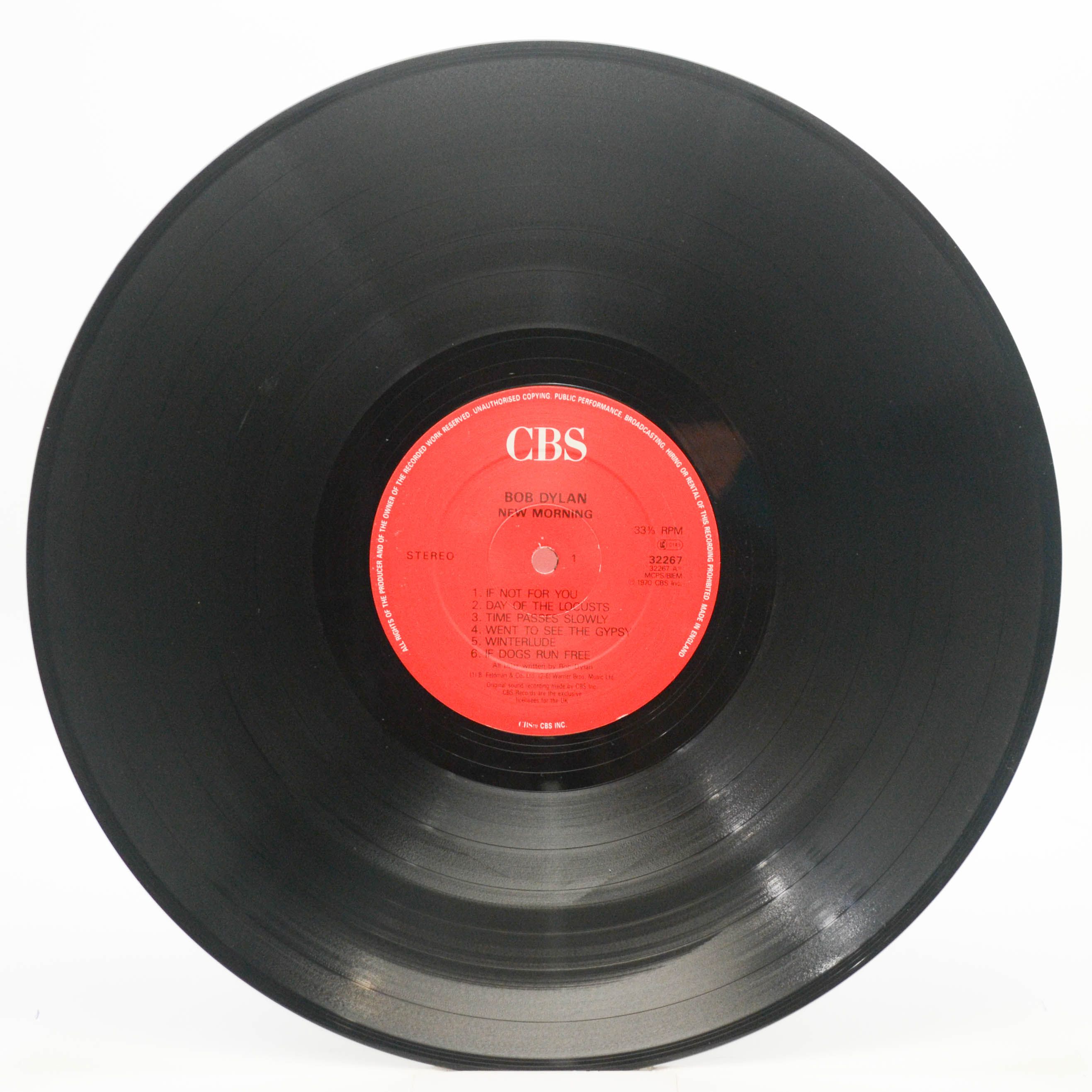 Bob Dylan — New Morning (UK), 1970