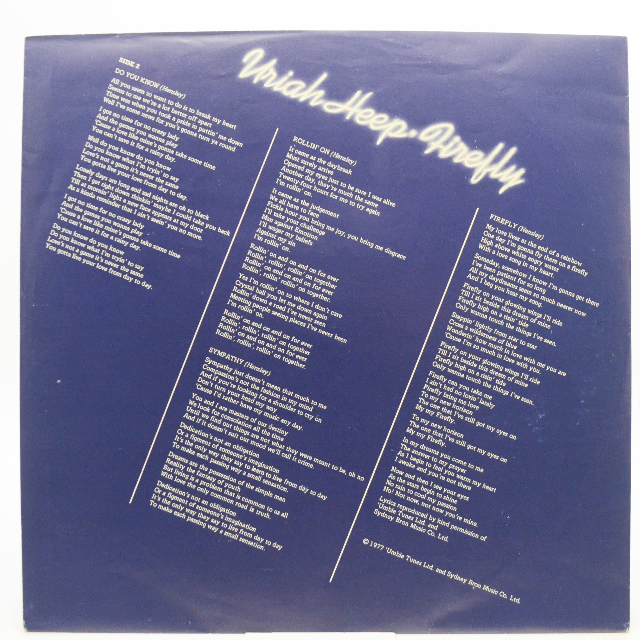 Uriah Heep — Firefly, 1977