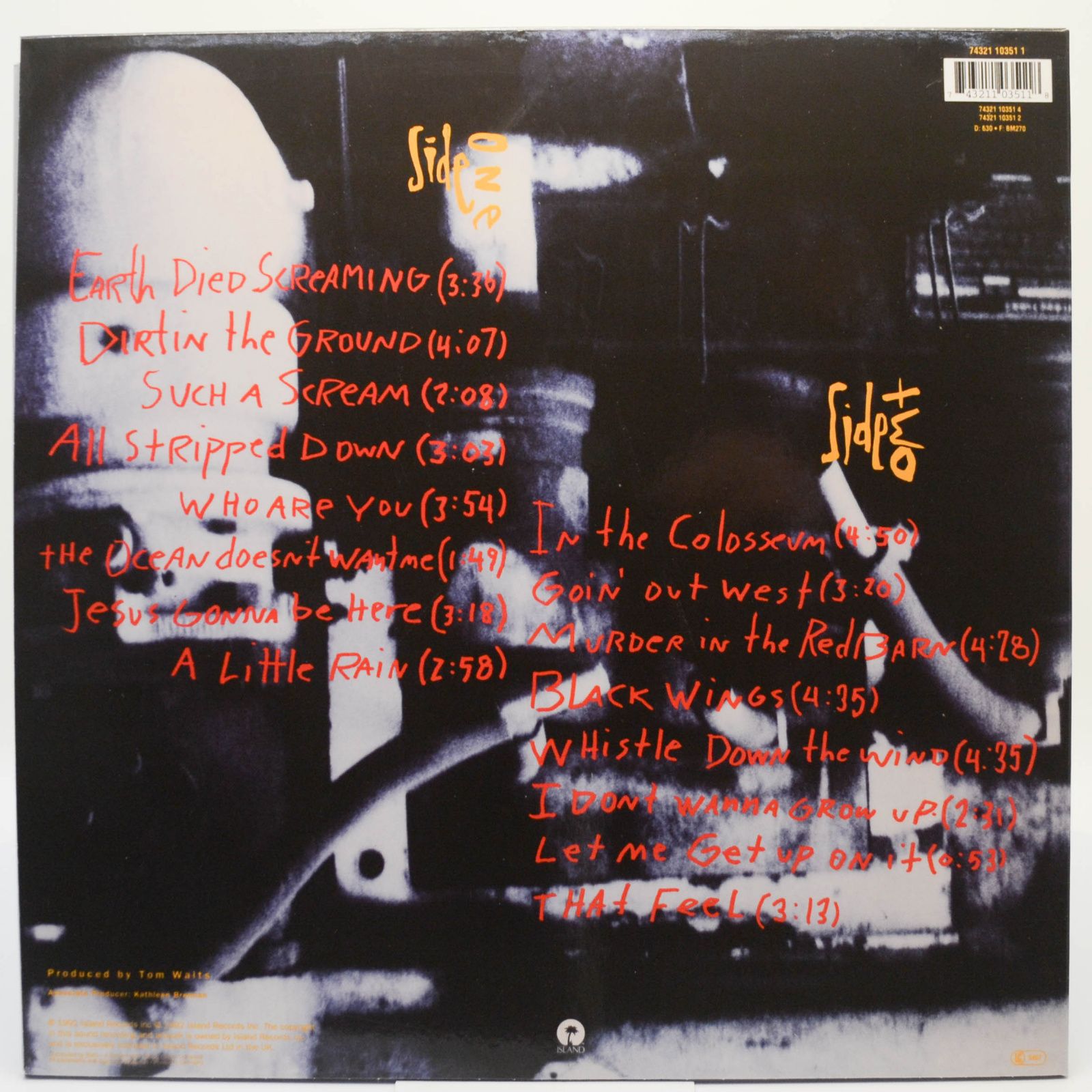 Tom Waits — Bone Machine, 1992