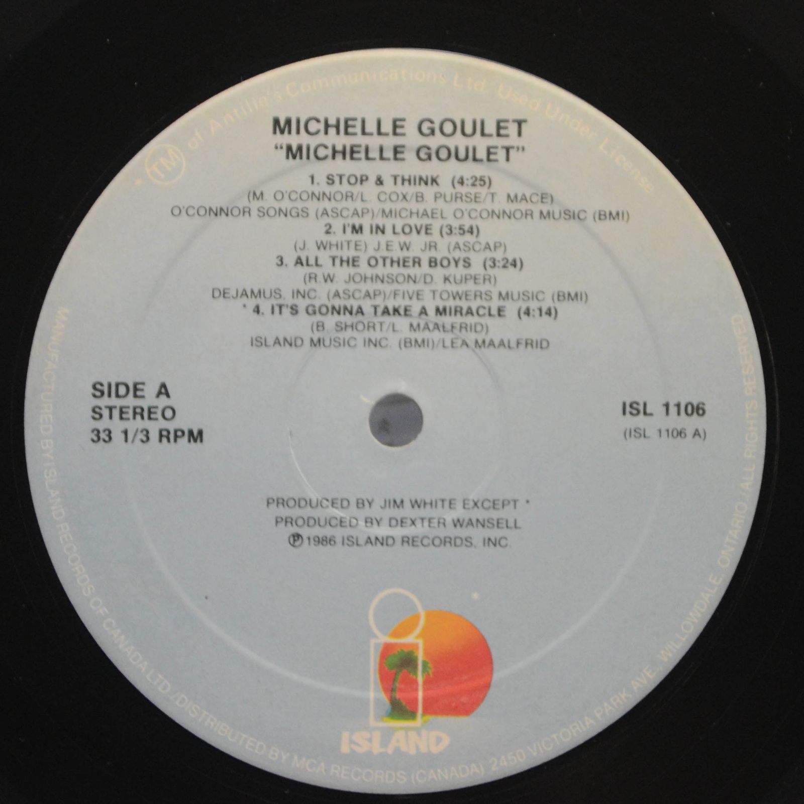 Michelle Goulet — Michelle Goulet, 1986