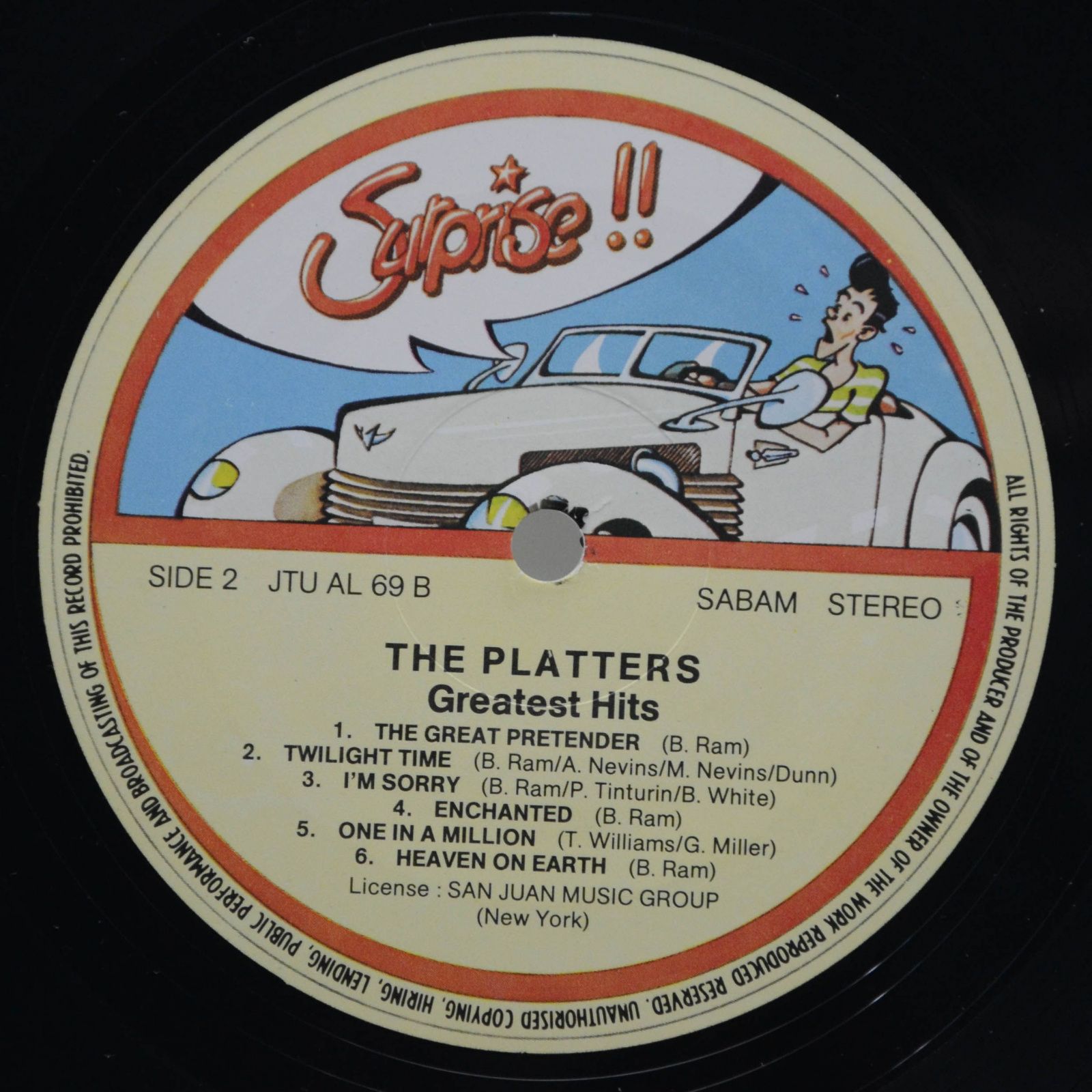Platters — Greatest Hits, 1981