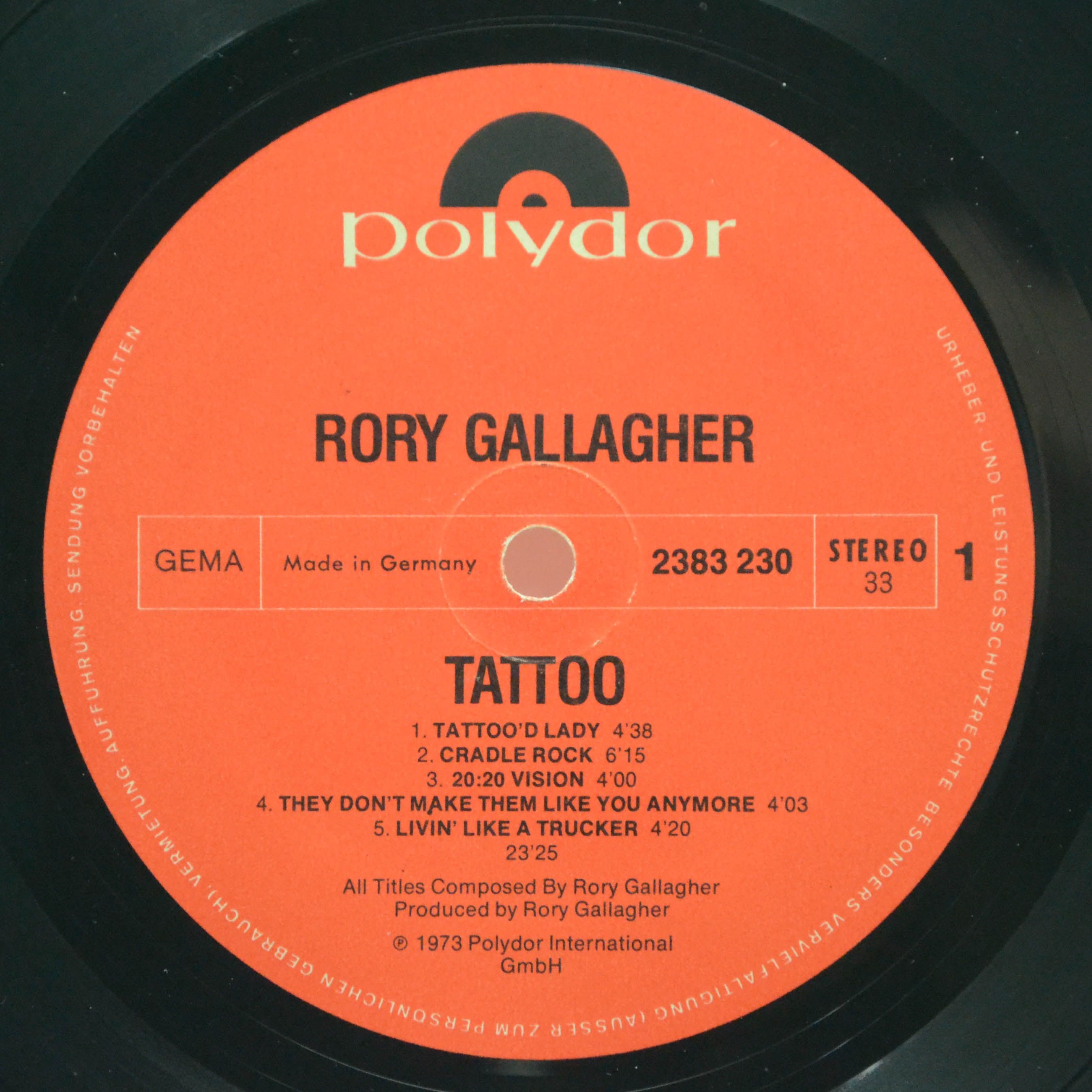 Rory Gallagher — Tattoo, 1973