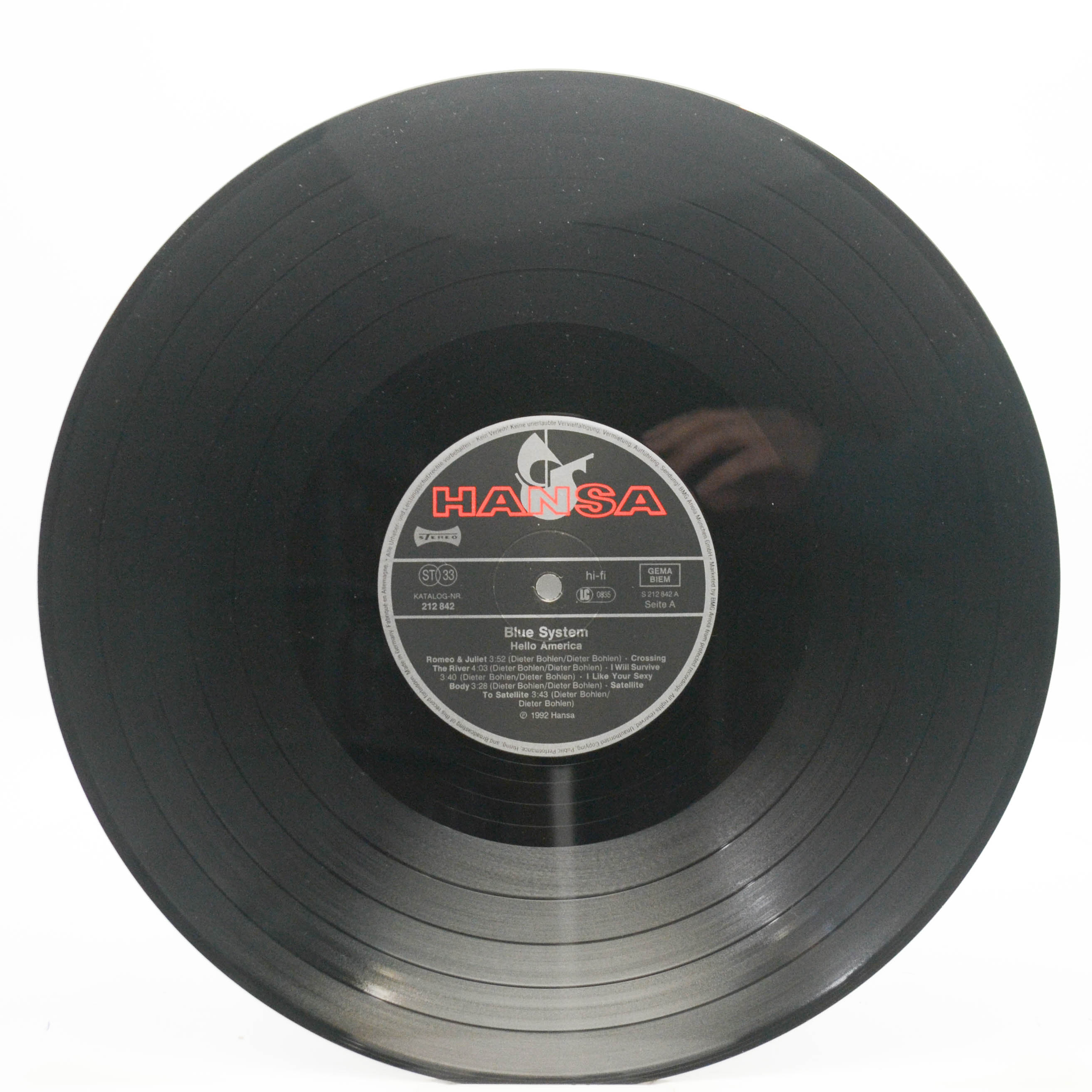 Blue System — Hello America, 1992