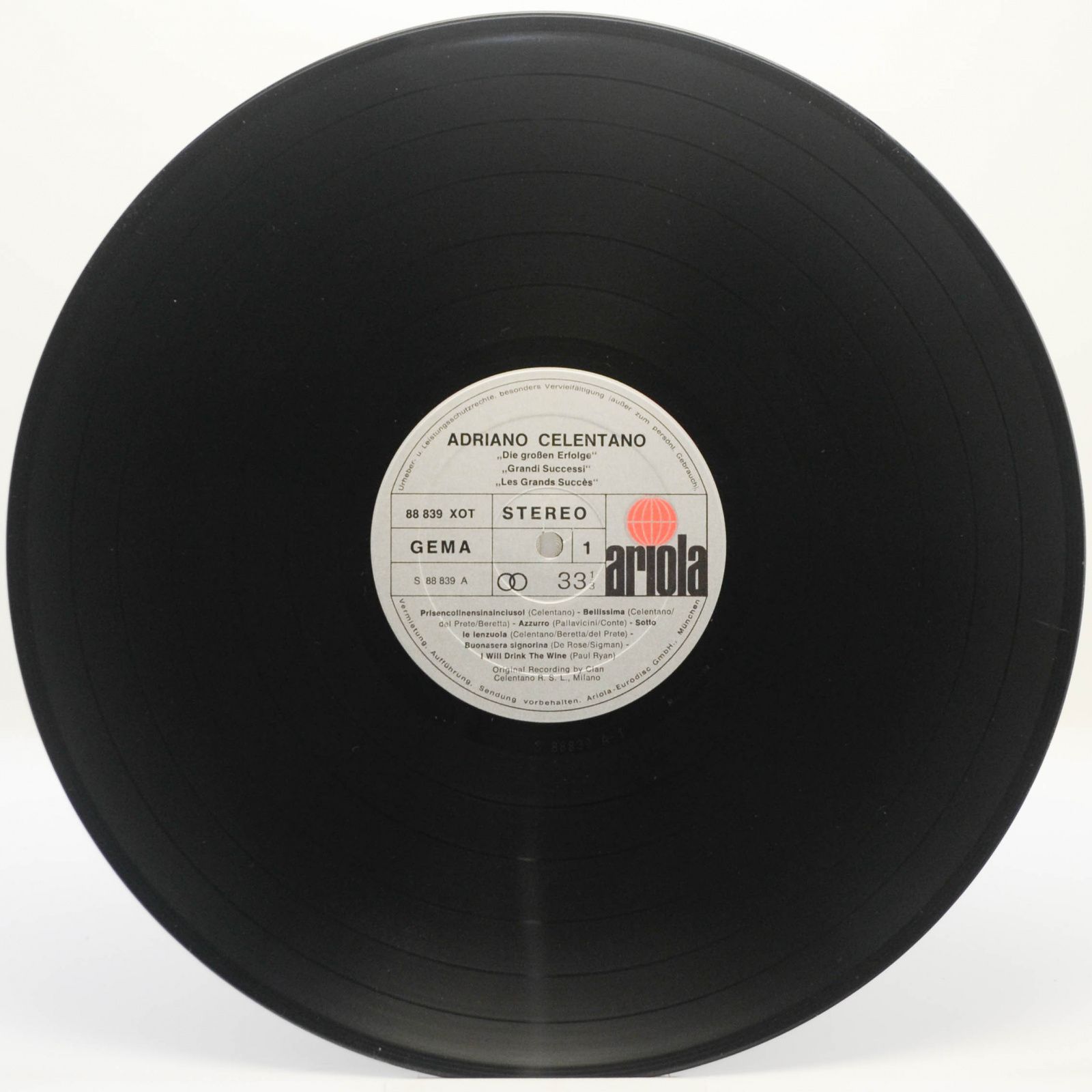 Adriano Celentano — Die Großen Erfolge, 1974