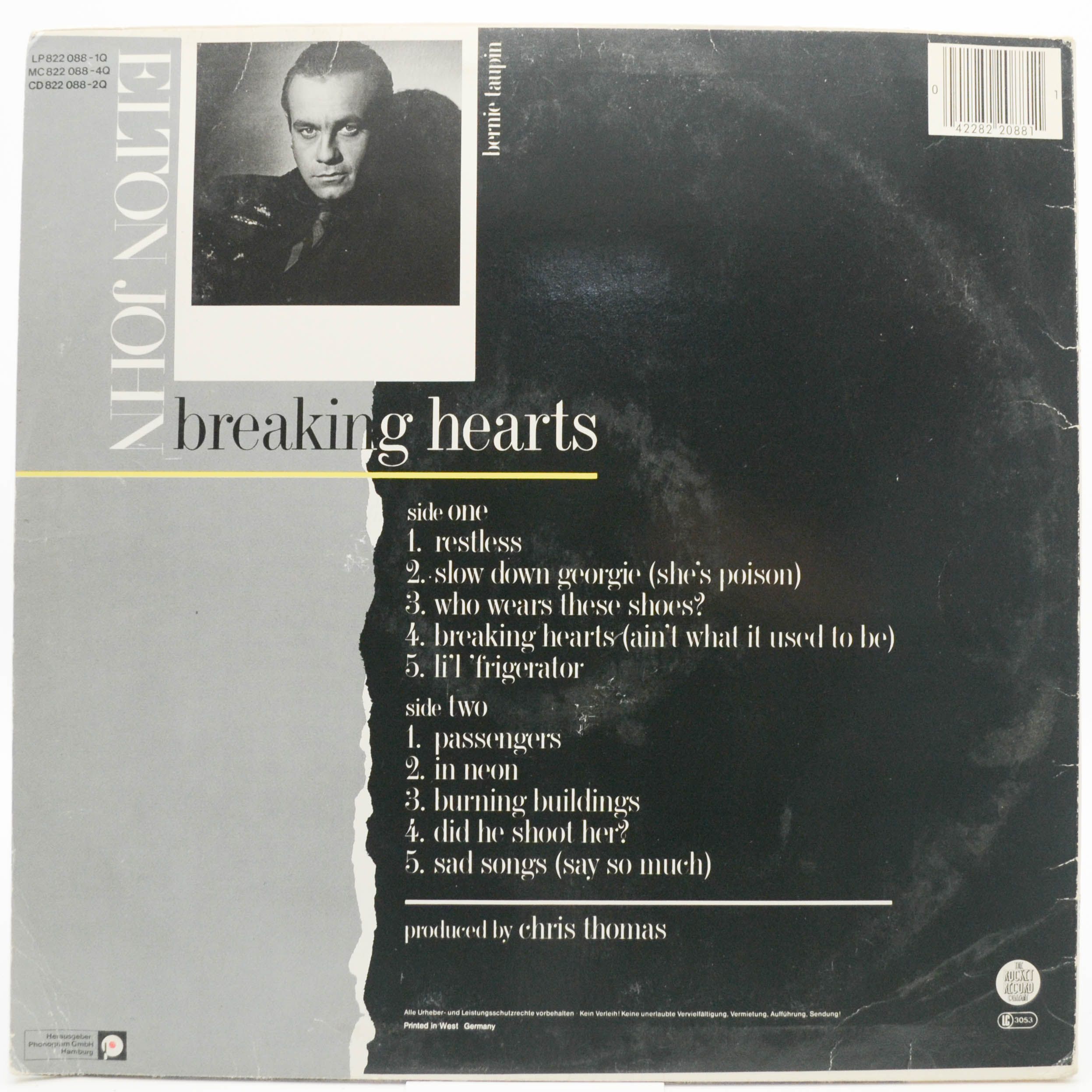 Elton John — Breaking Hearts, 1984
