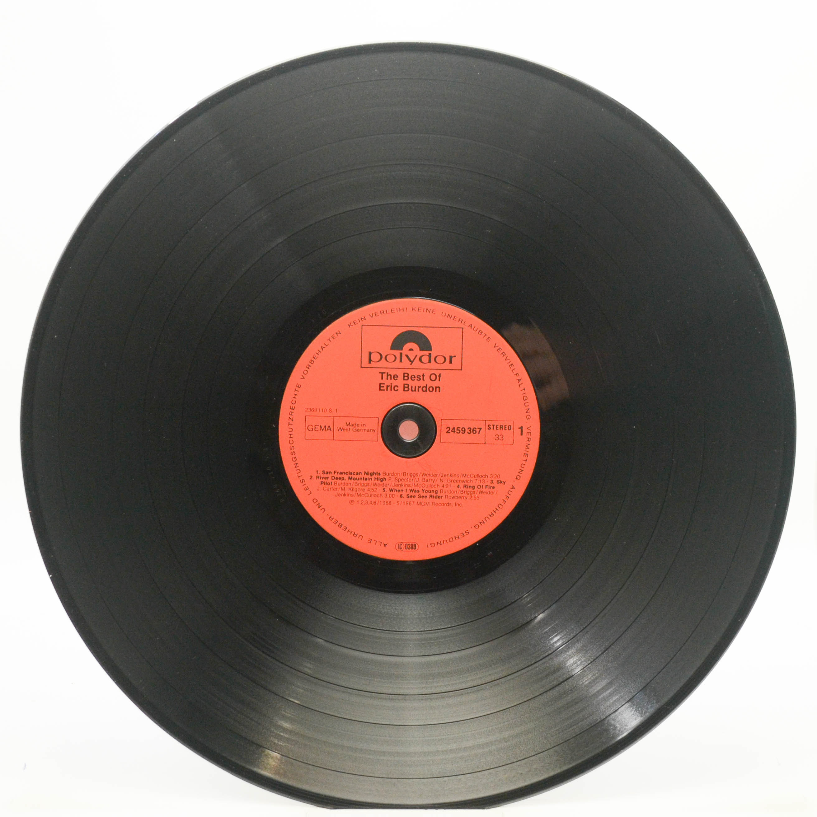 Eric Burdon — The Best Of Eric Burdon, 1968