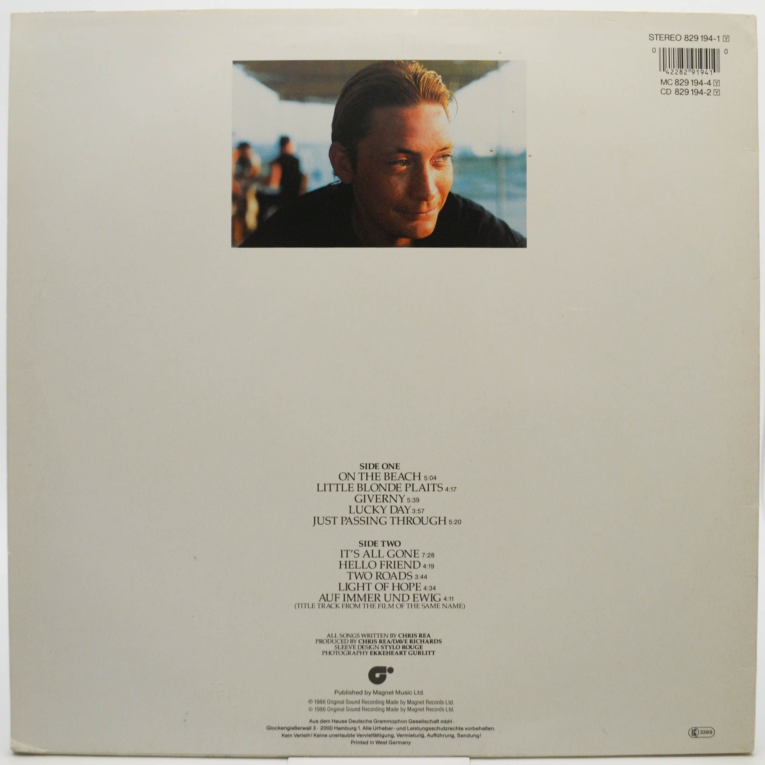 Chris Rea — On The Beach, 1986