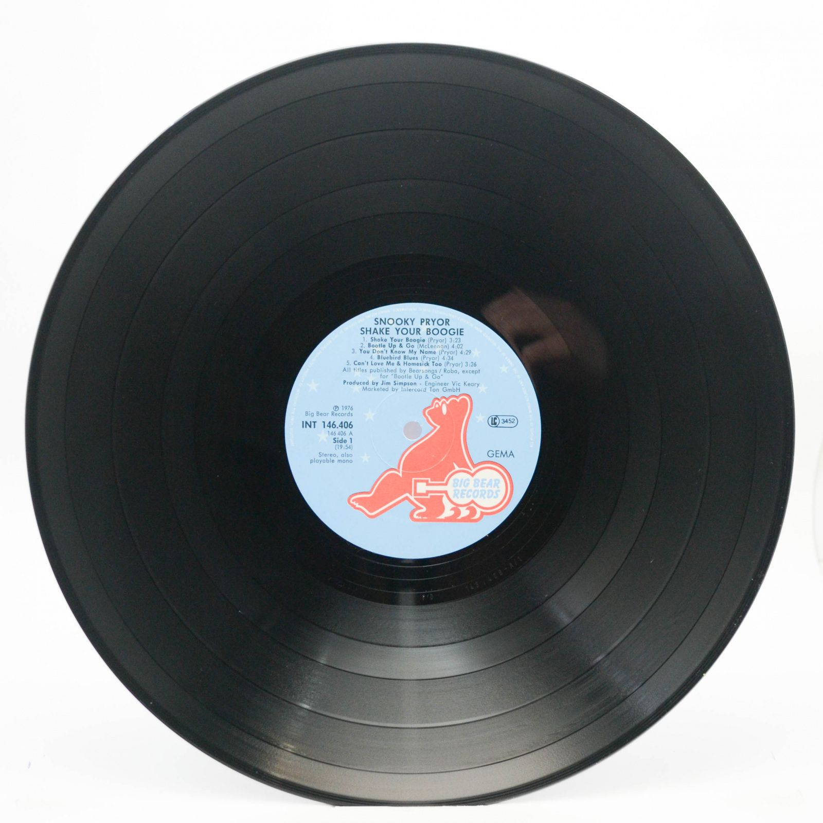 Snooky Prior — Shake Your Boogie, 1976