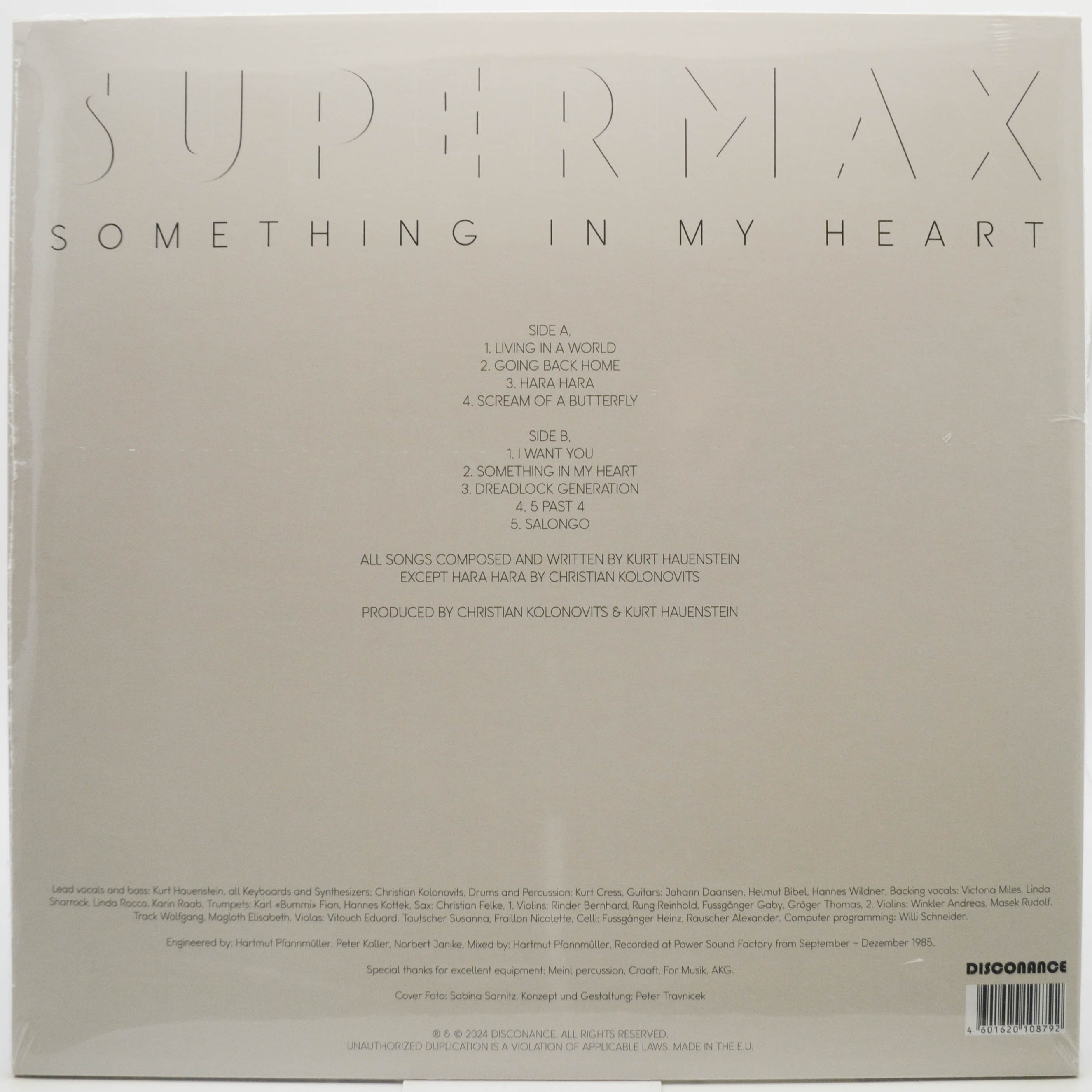 Supermax — Something In My Heart, 1986