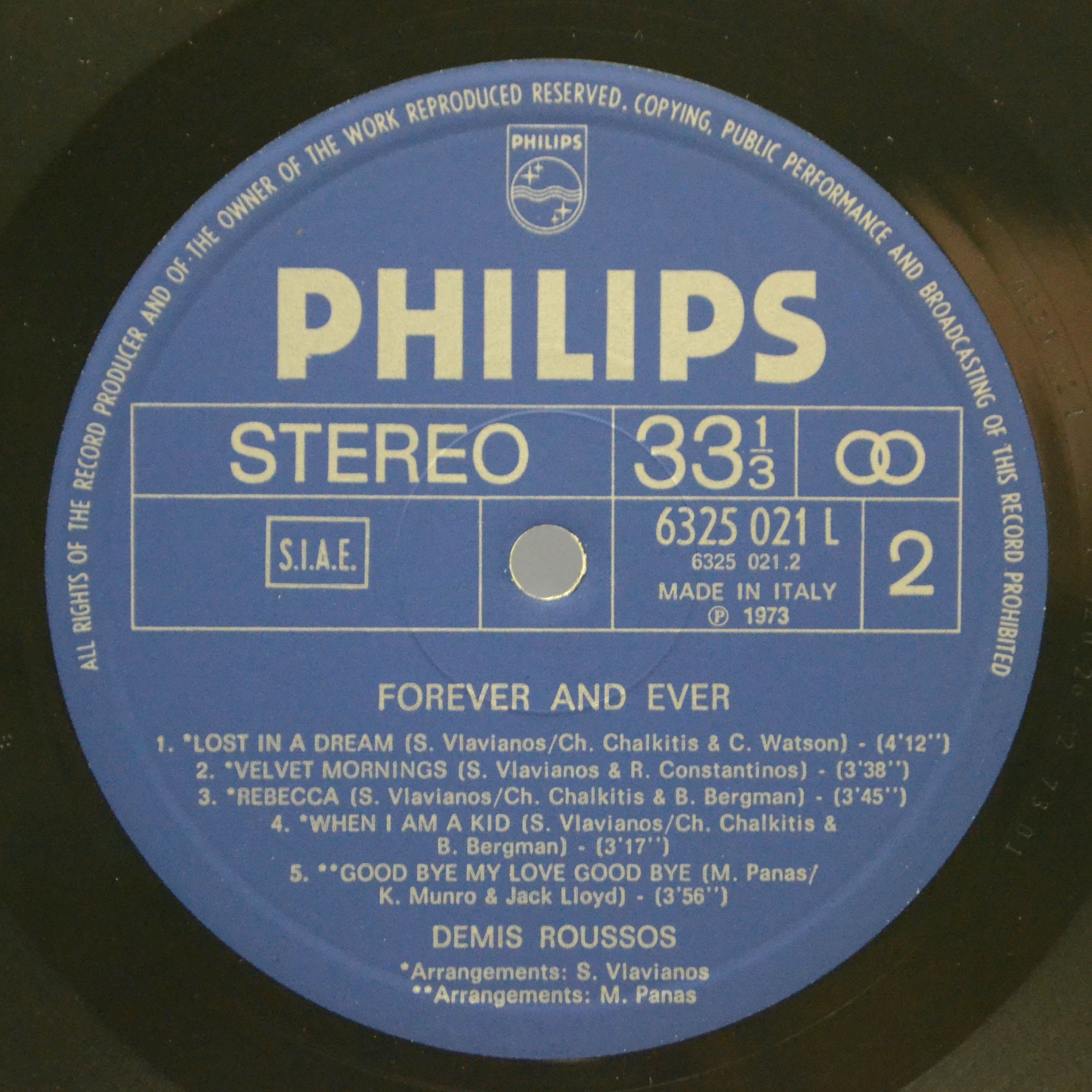 Démis Roussos — Forever And Ever, 1973