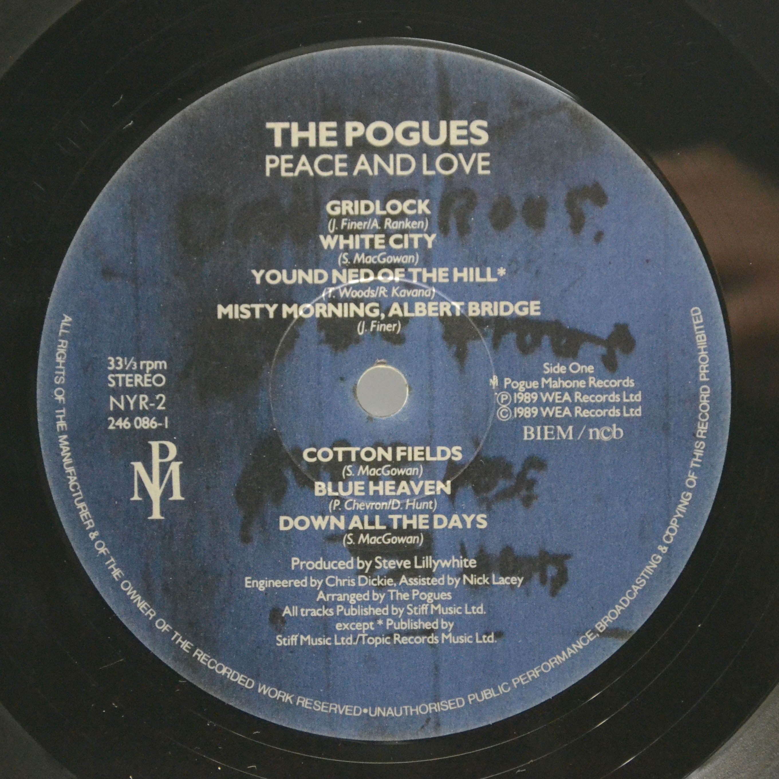 Pogues — Peace And Love, 1989