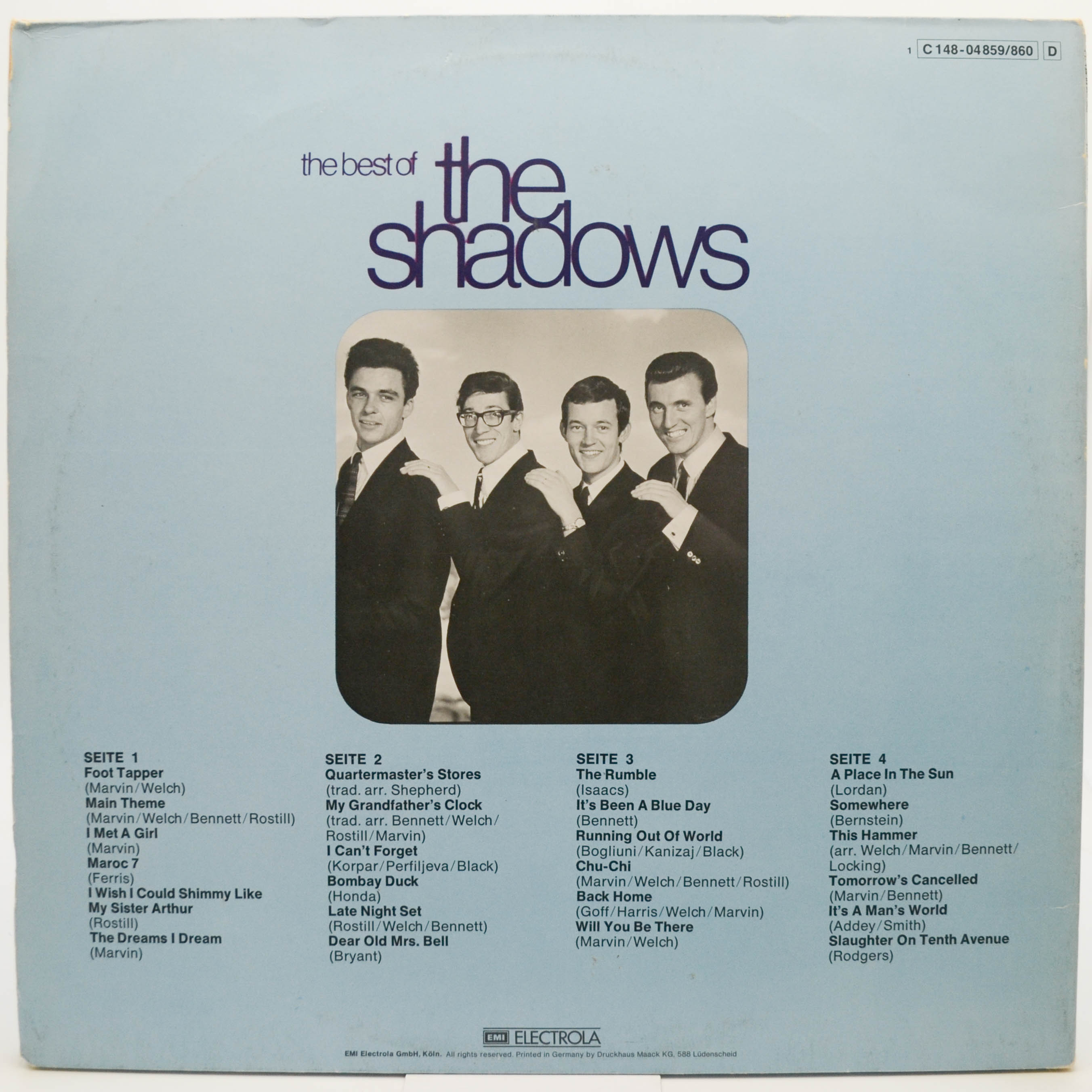 Shadows — The Best Of The Shadows (2LP), 1972