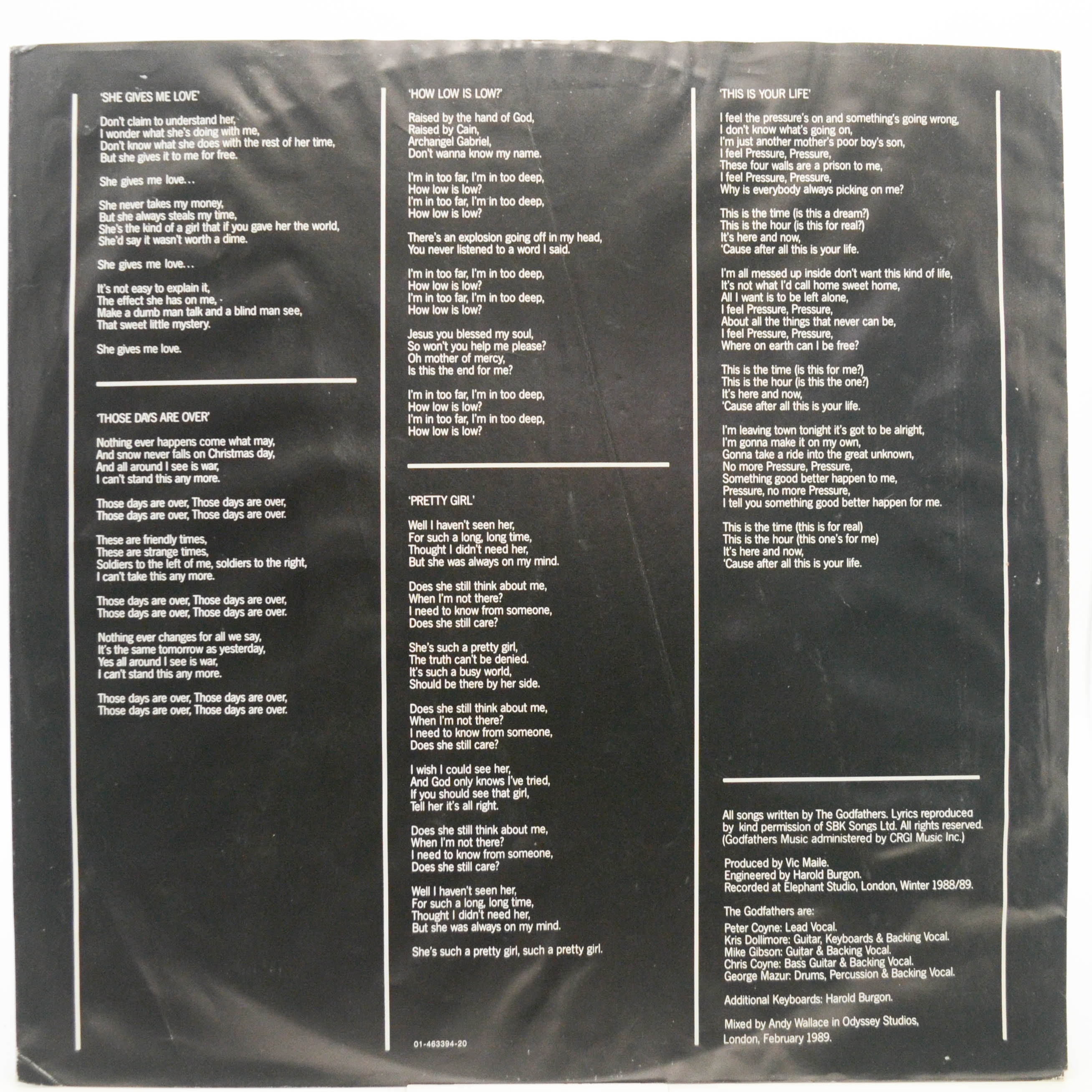 Godfathers — More Songs About Love & Hate, 1989