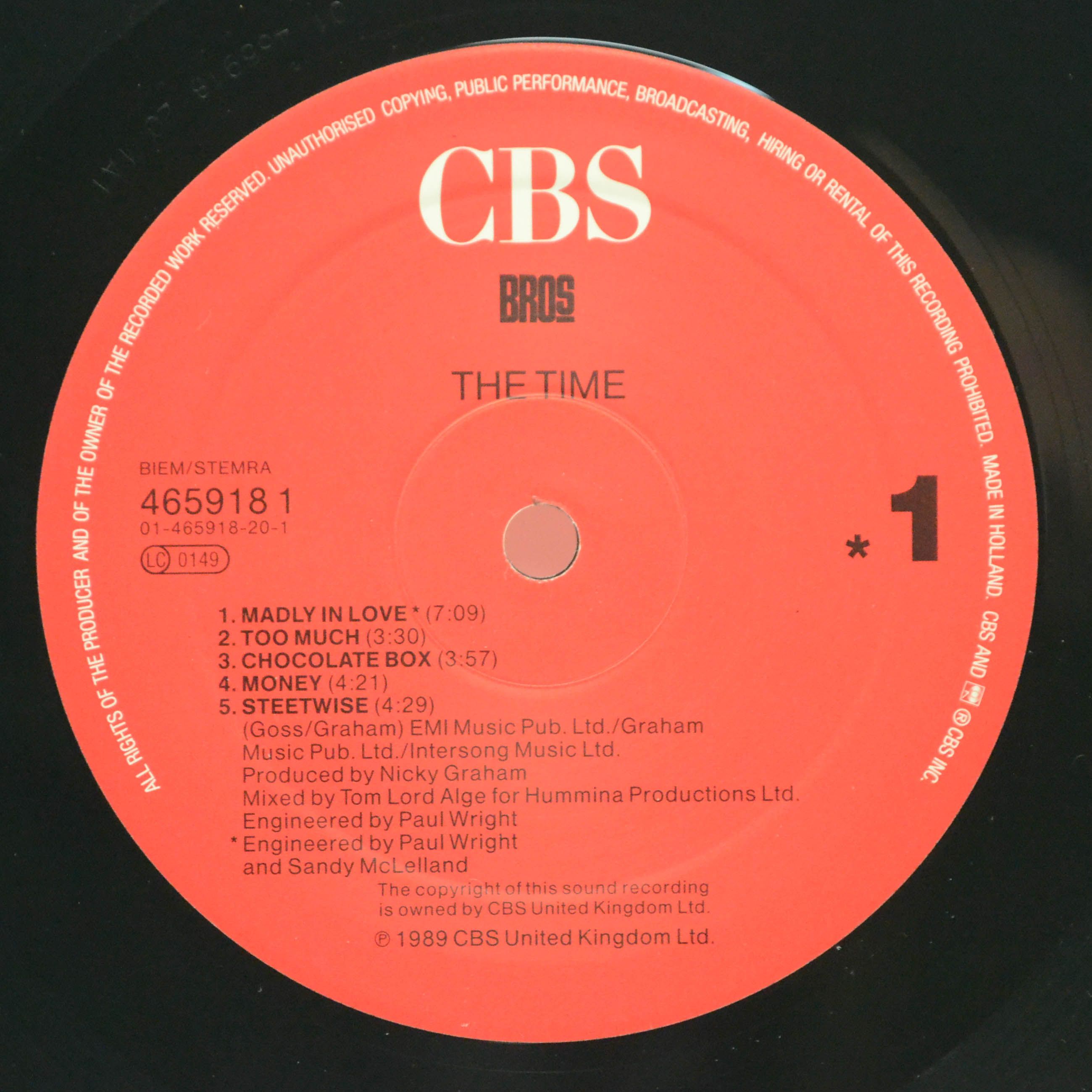 Bros — The Time, 1989