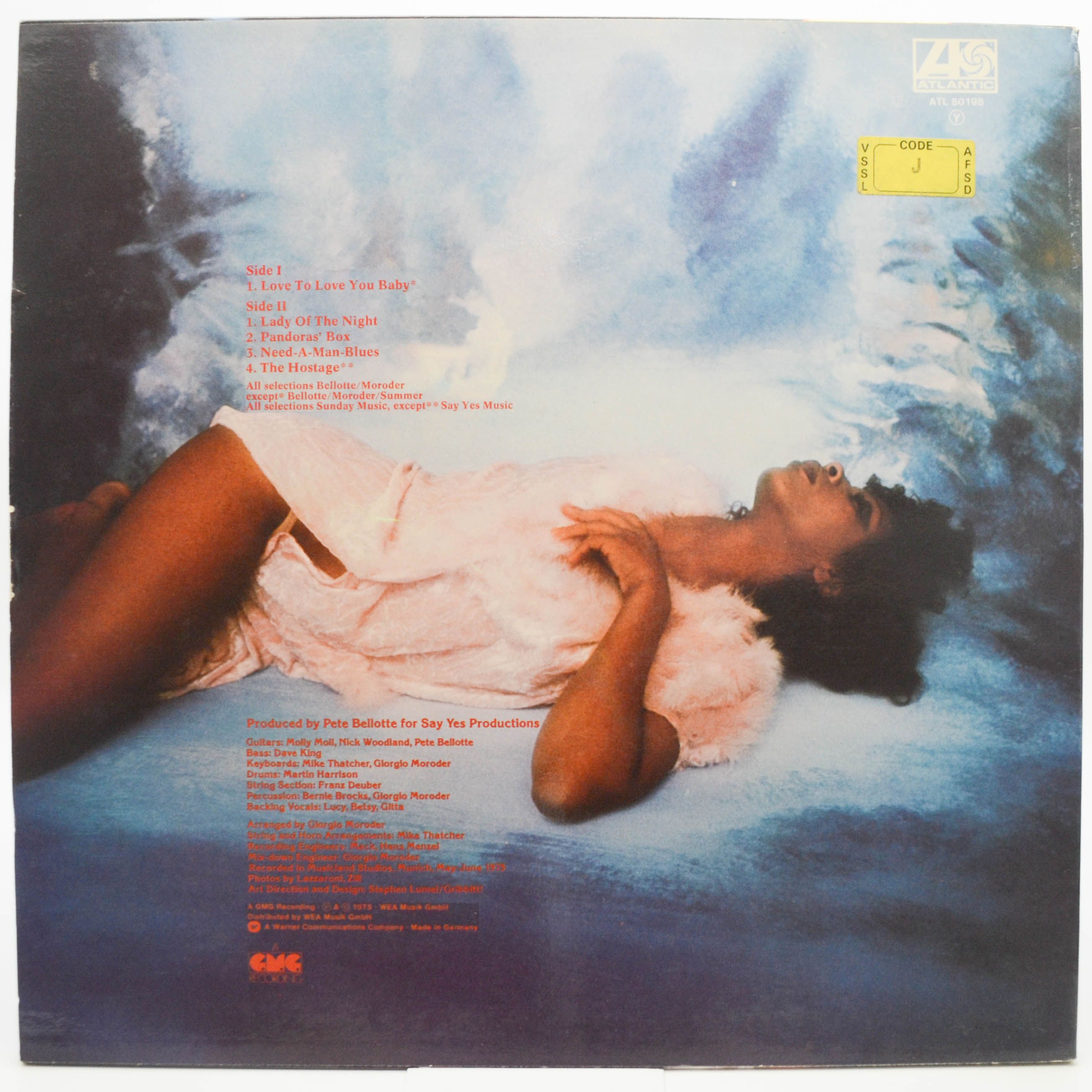 Donna Summer — Love To Love You Baby, 1975