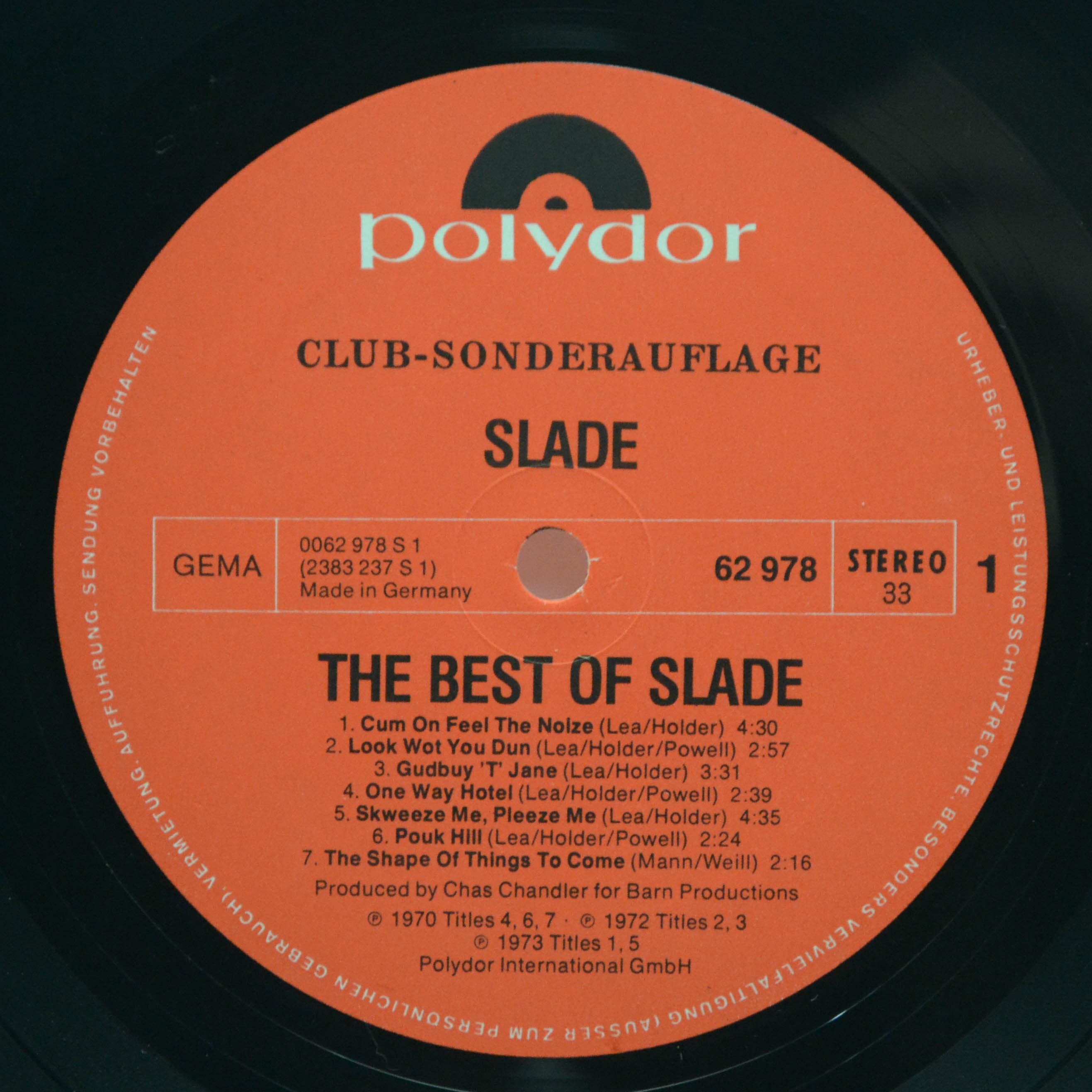 Slade — The Best Of Slade, 1973