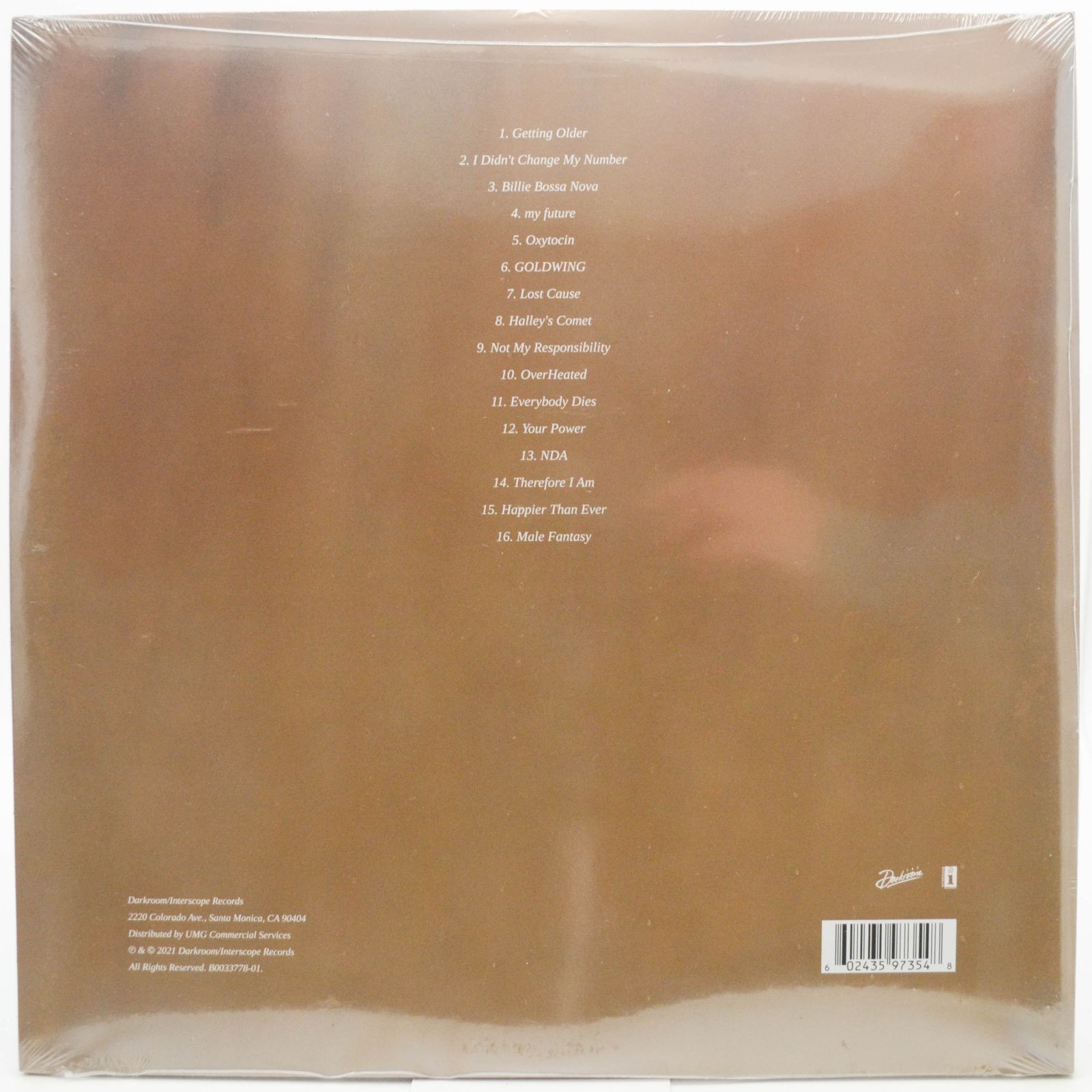 Billie Eilish — Happier Than Ever (2LP), 2021