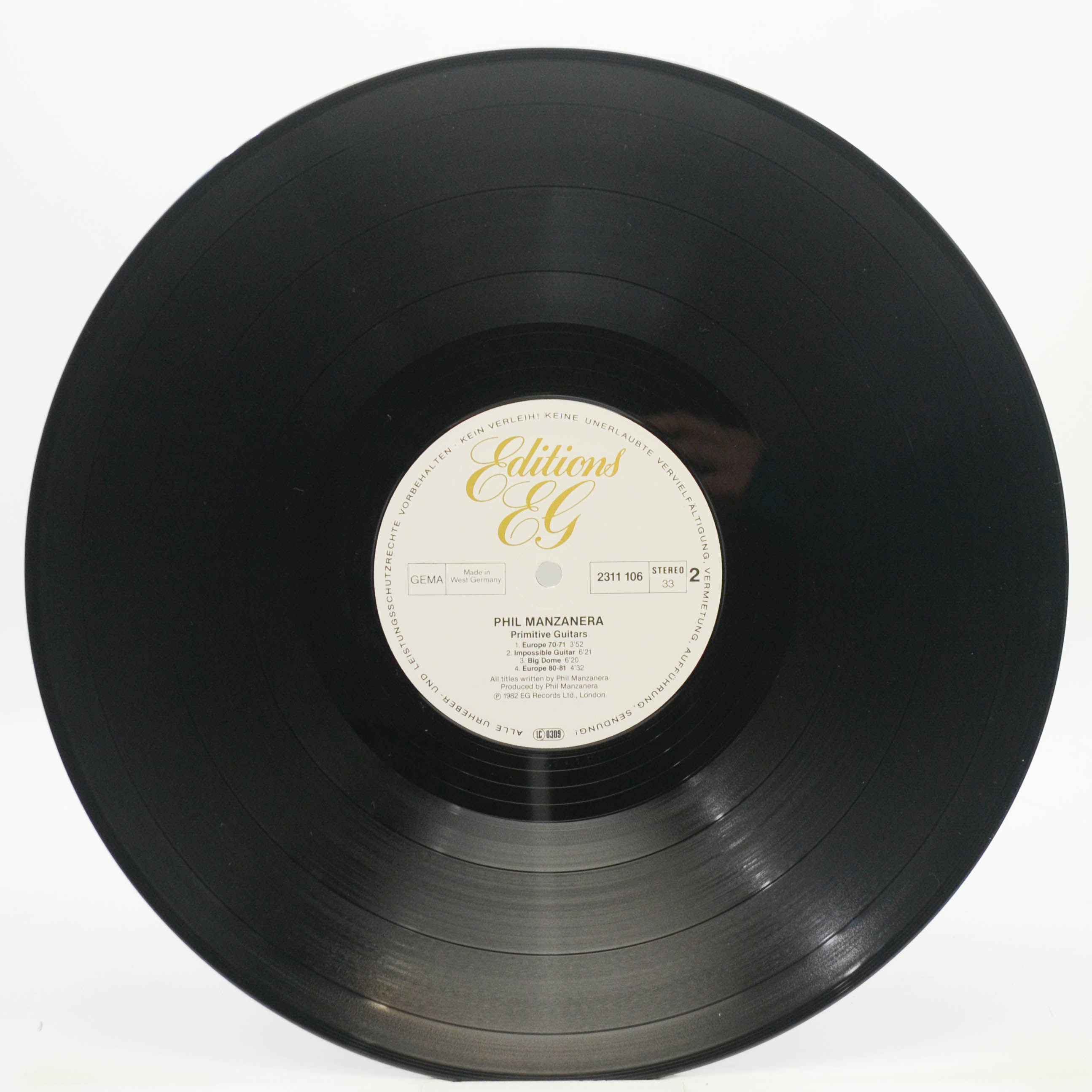 Phil Manzanera — Primitive Guitars, 1982