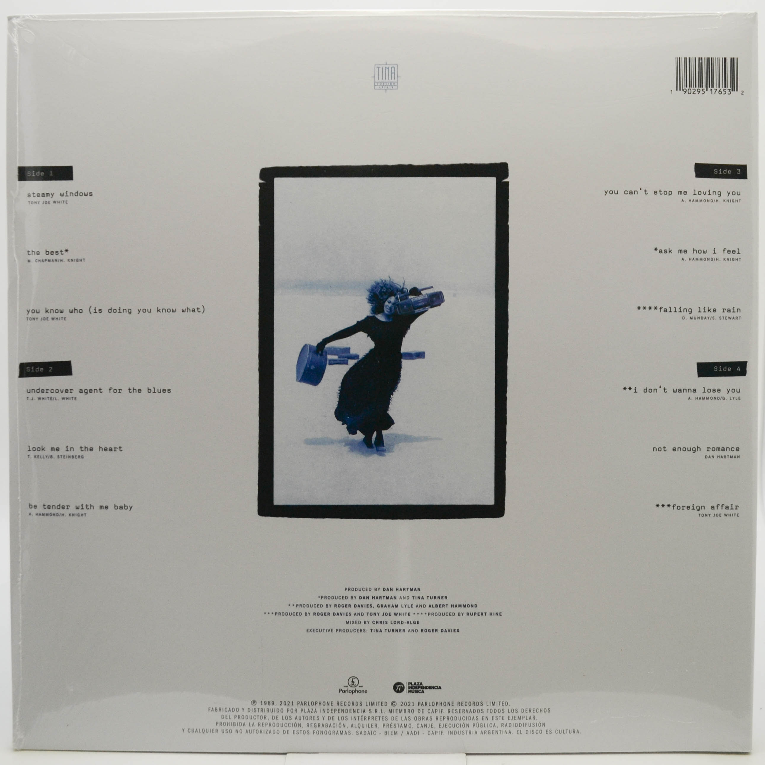 Tina Turner — Foreign Affair (2LP), 1989